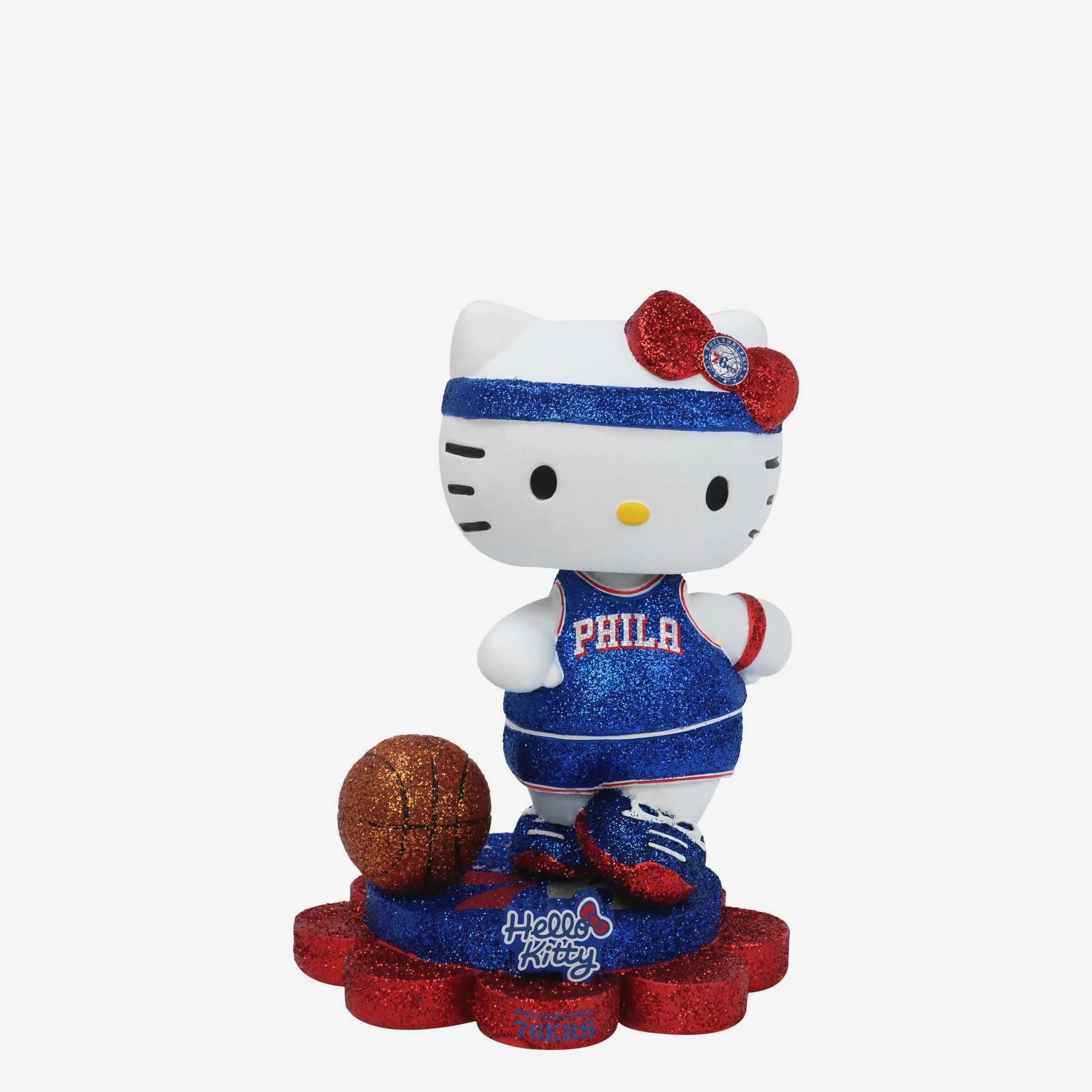Philadelphia 76ers Hello Kitty® Glitter Mini Bobblehead