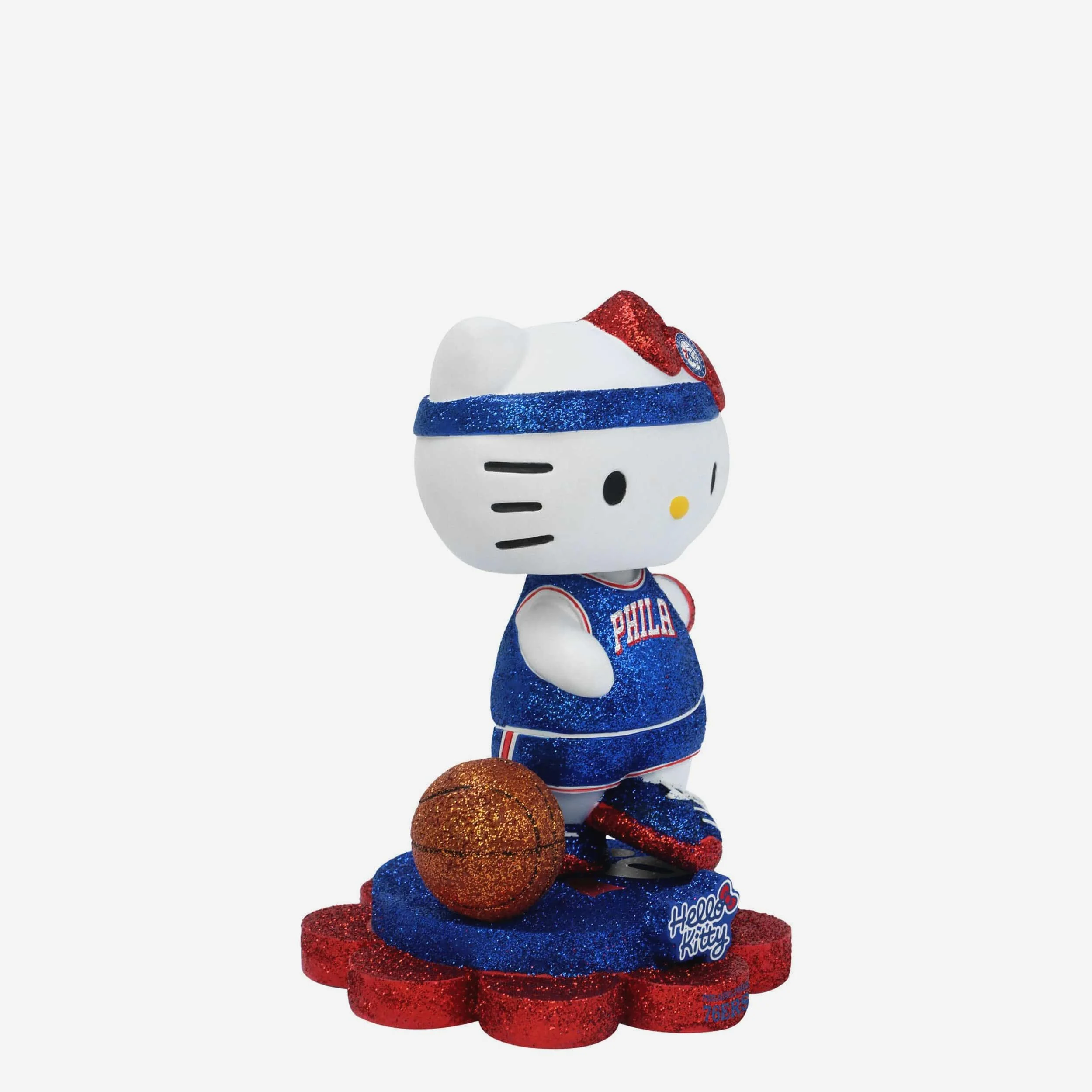 Philadelphia 76ers Hello Kitty® Glitter Mini Bobblehead - Image 4