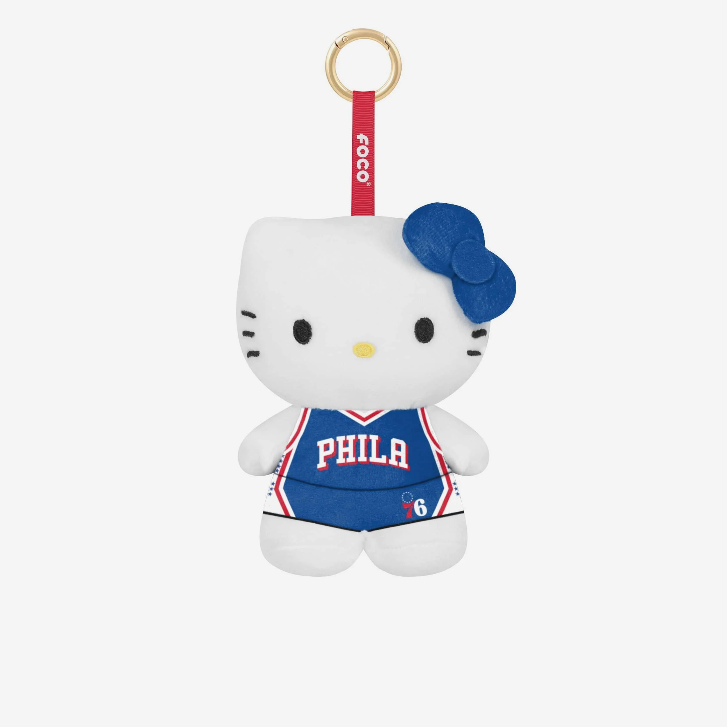 Philadelphia 76ers Plush Hello Kitty® Bag Charm Keychain