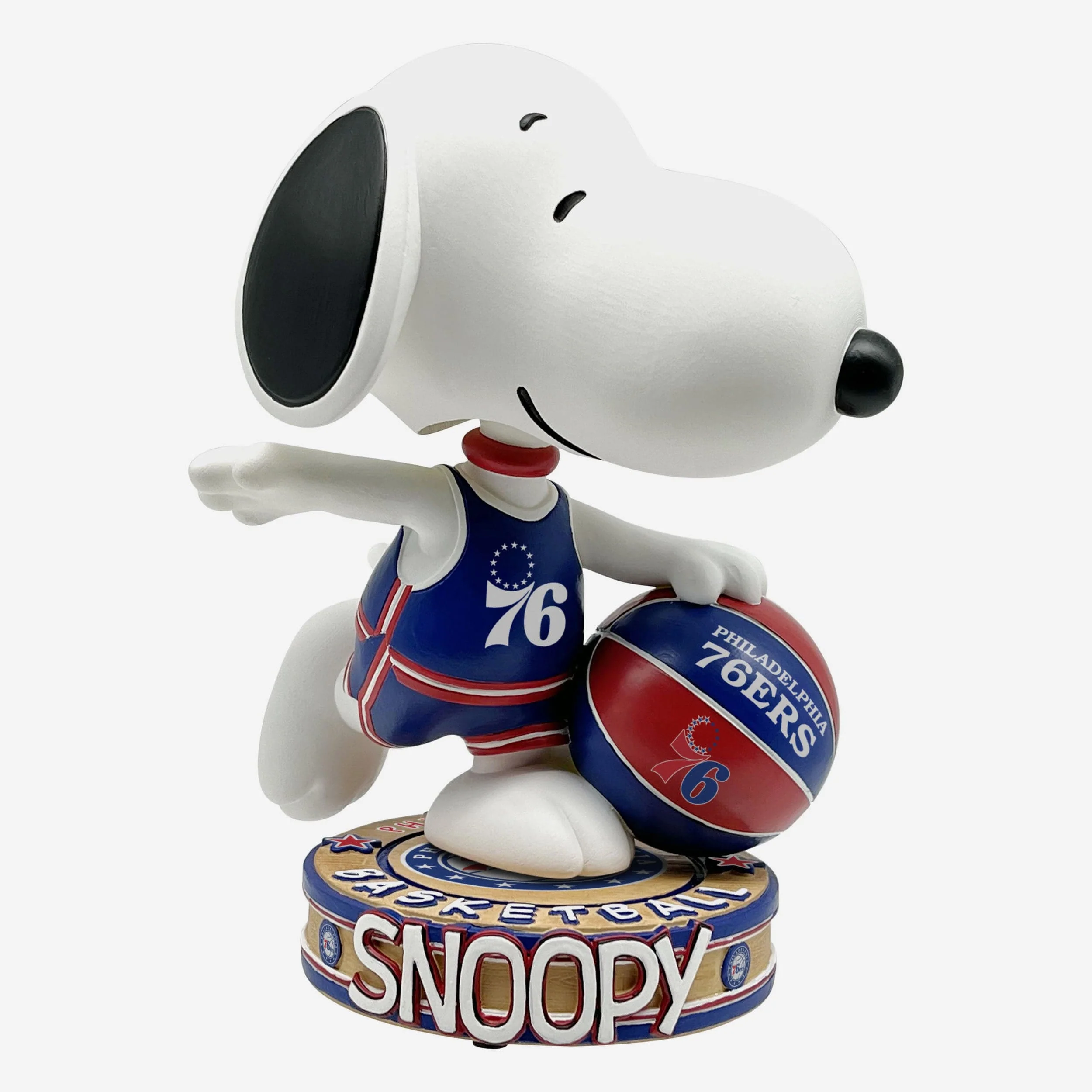 Philadelphia 76ers Snoopy Peanuts Bighead Bobblehead