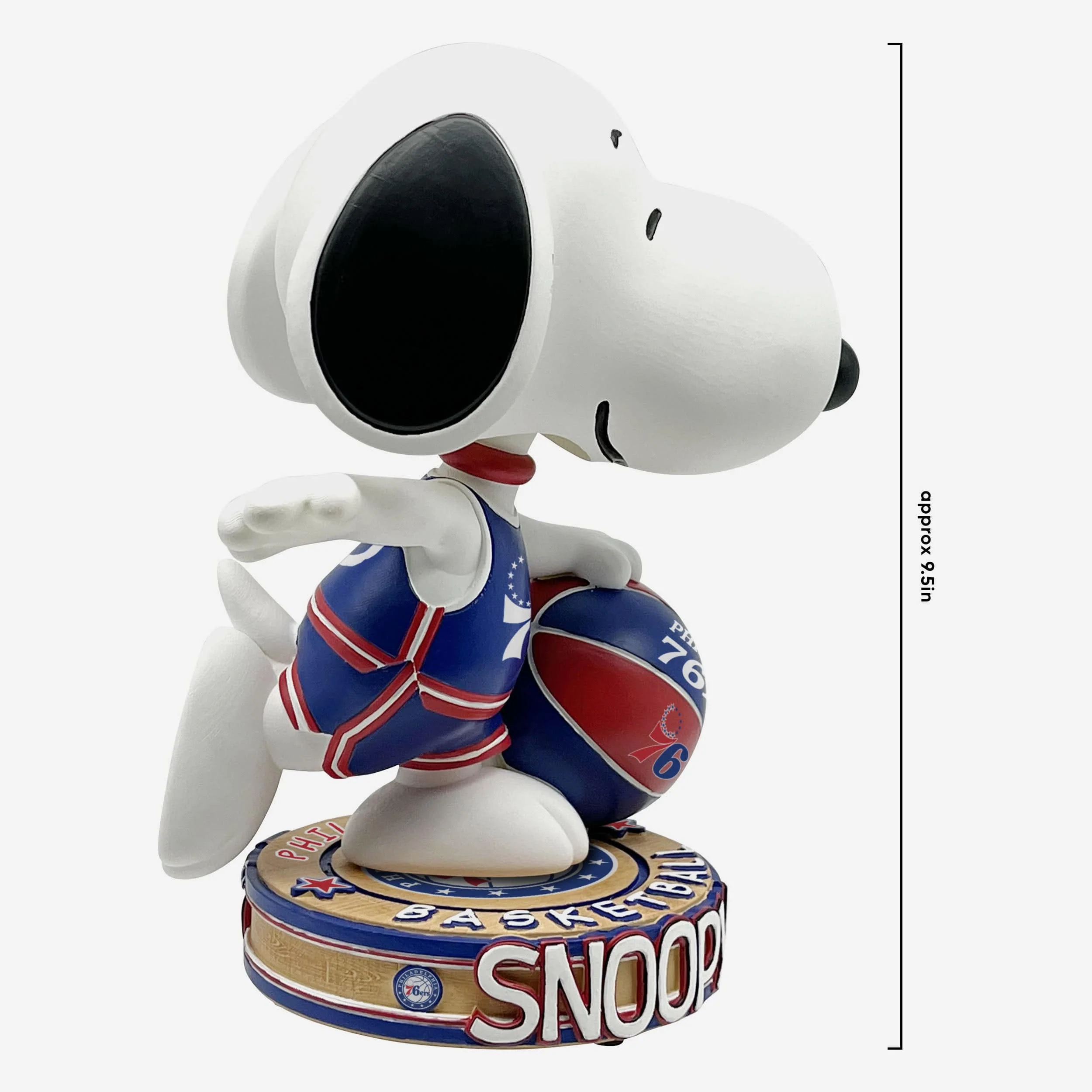 Philadelphia 76ers Snoopy Peanuts Bighead Bobblehead - Image 4