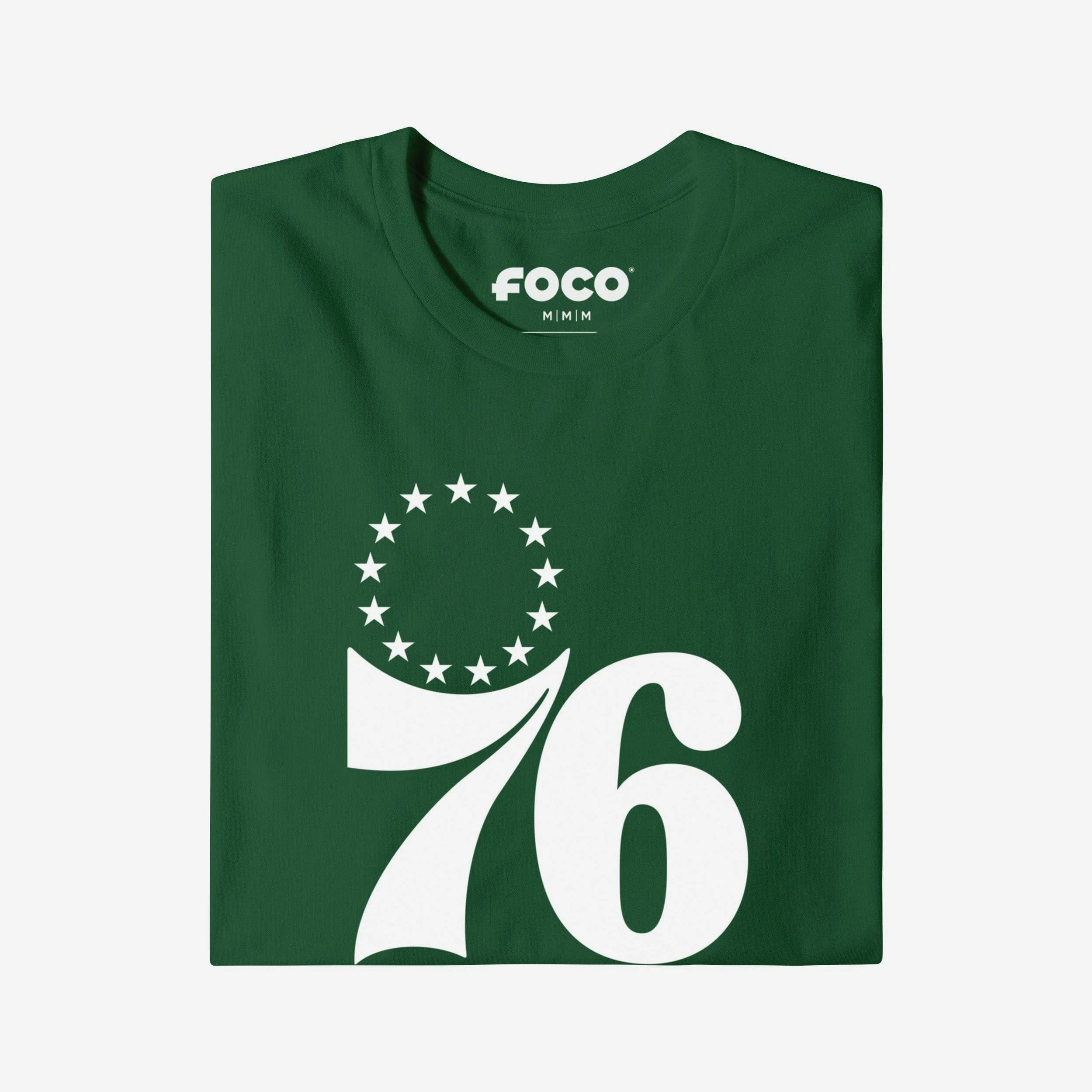 Philadelphia 76ers White Logo T-Shirt - Image 3