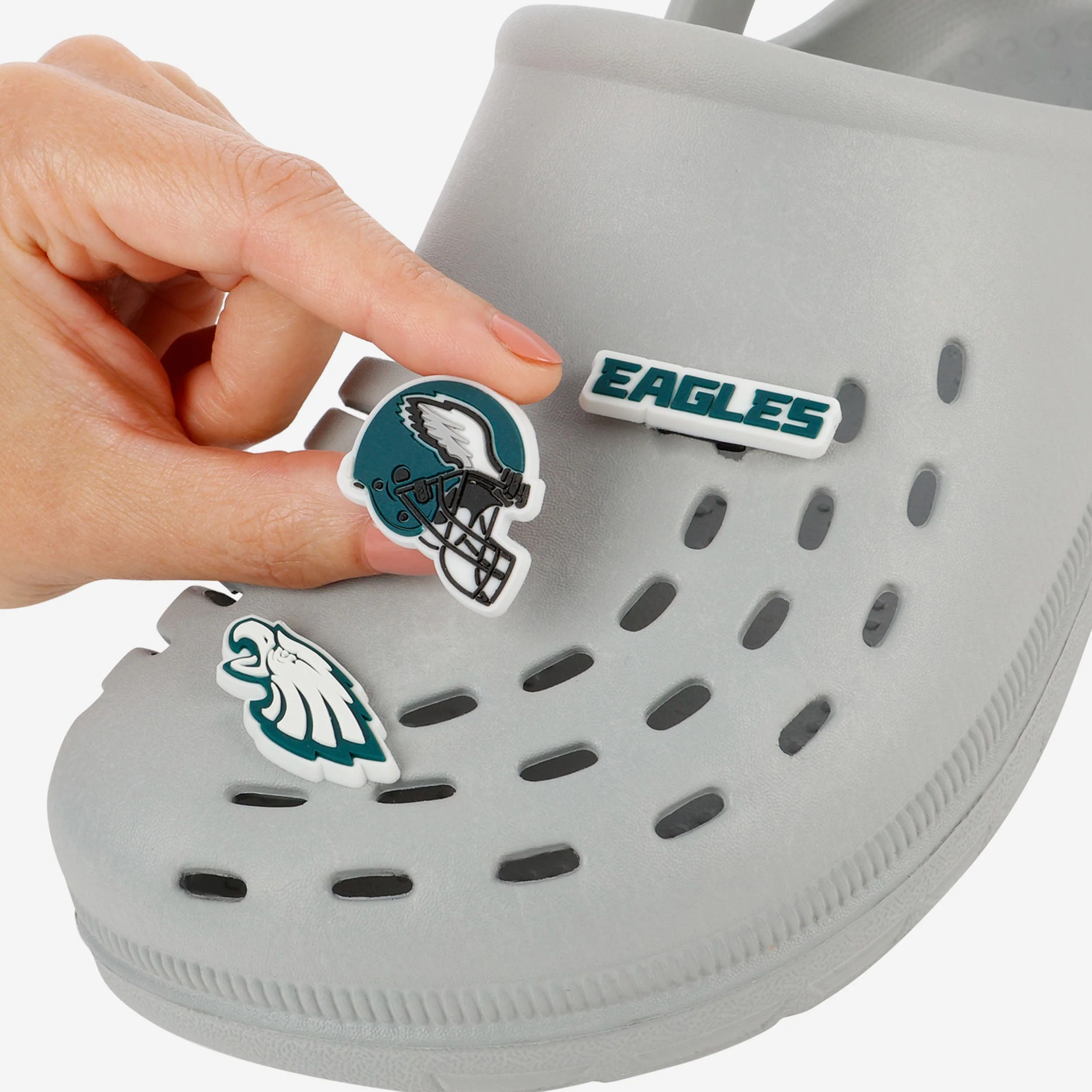 Philadelphia Eagles 10 Pack Team Clog Charms - Image 3