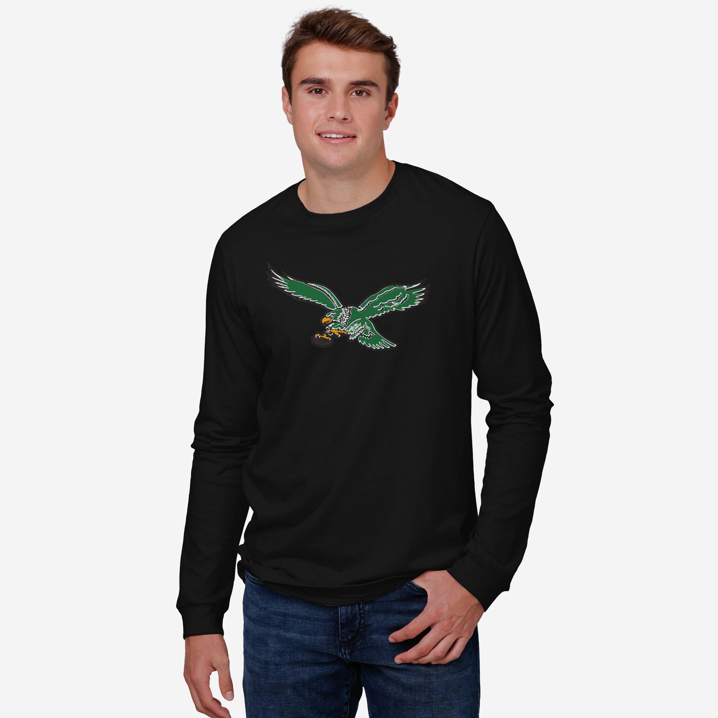 Philadelphia Eagles 1987 Retro Logo Long Sleeve T-Shirt - Image 2