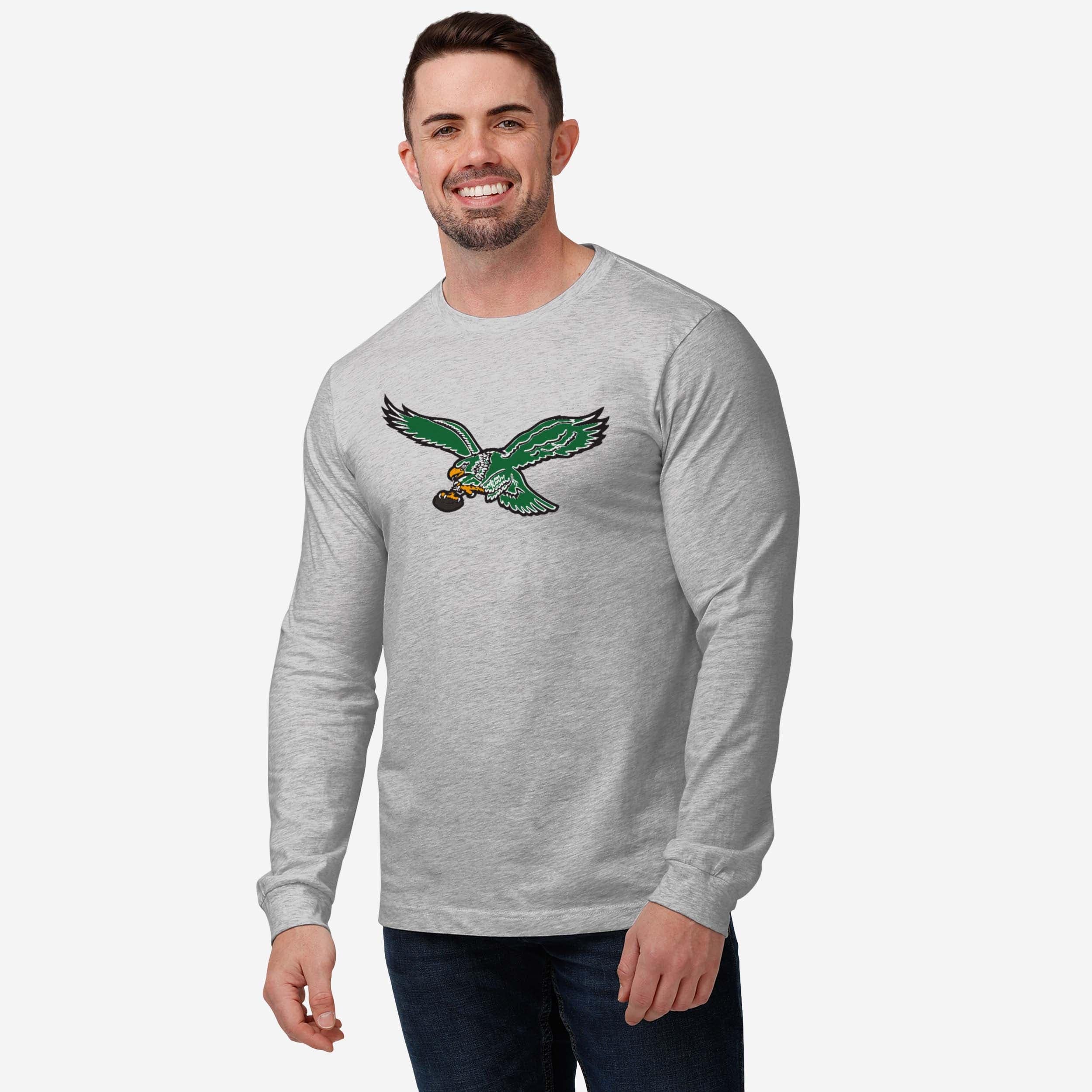 Philadelphia Eagles 1987 Retro Logo Long Sleeve T-Shirt - Image 6