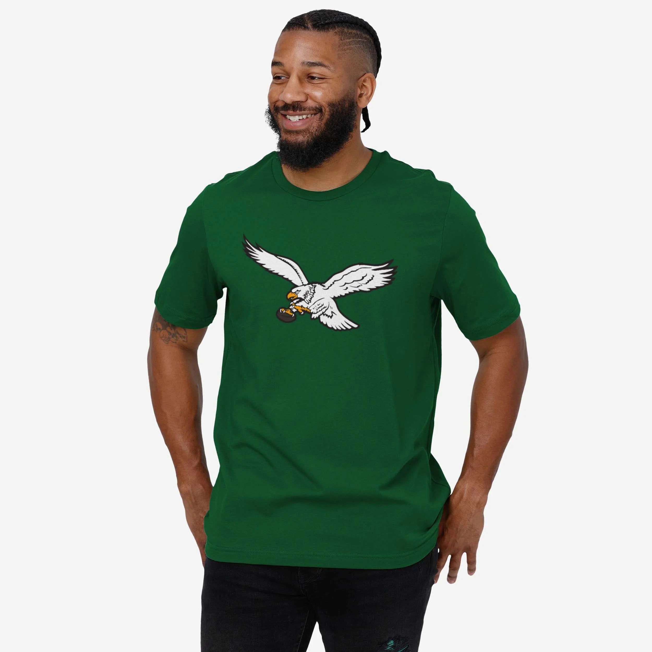 Philadelphia Eagles 1987 Retro Logo T-Shirt - Image 2