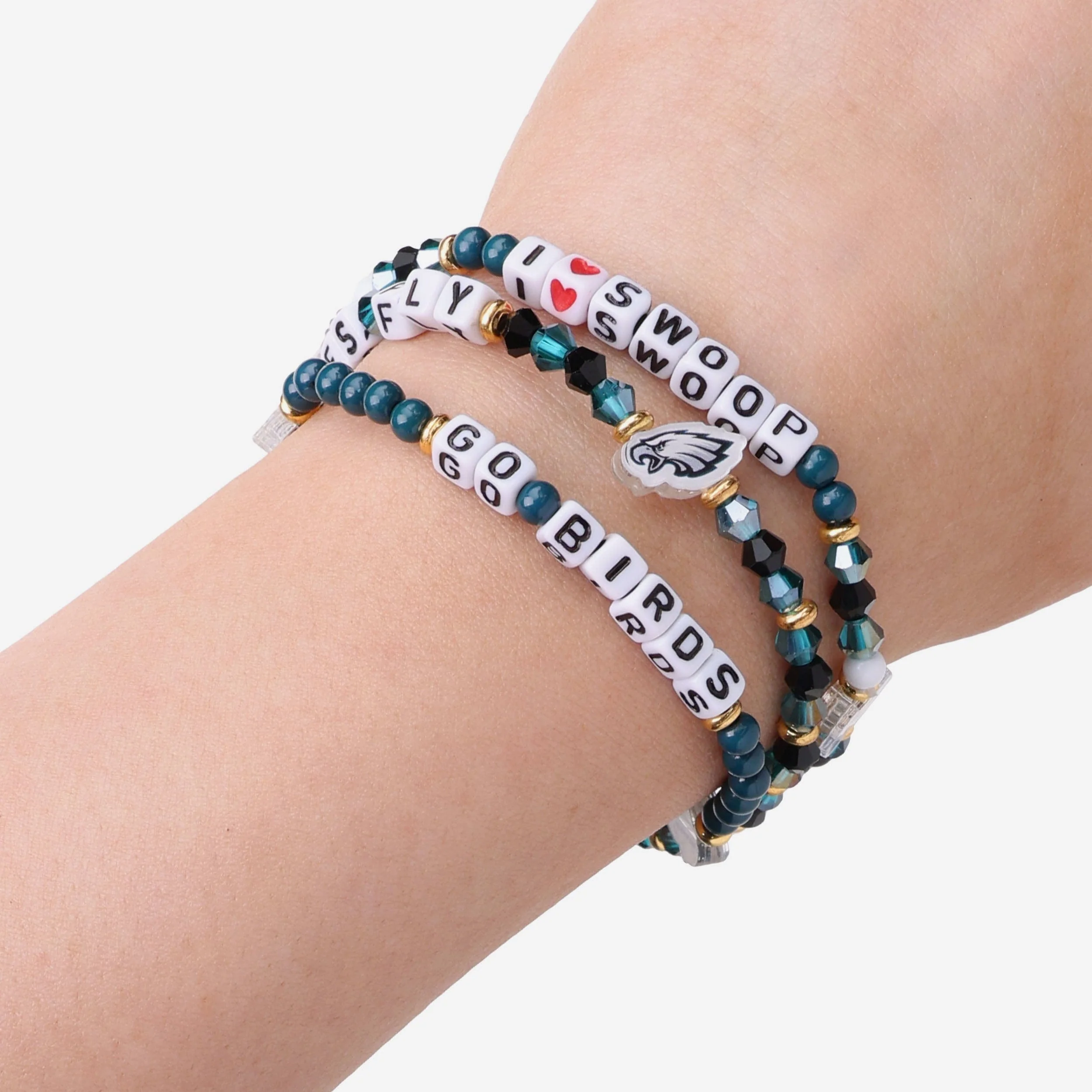Philadelphia Eagles 3 Pack Friendship Bracelet - Image 4
