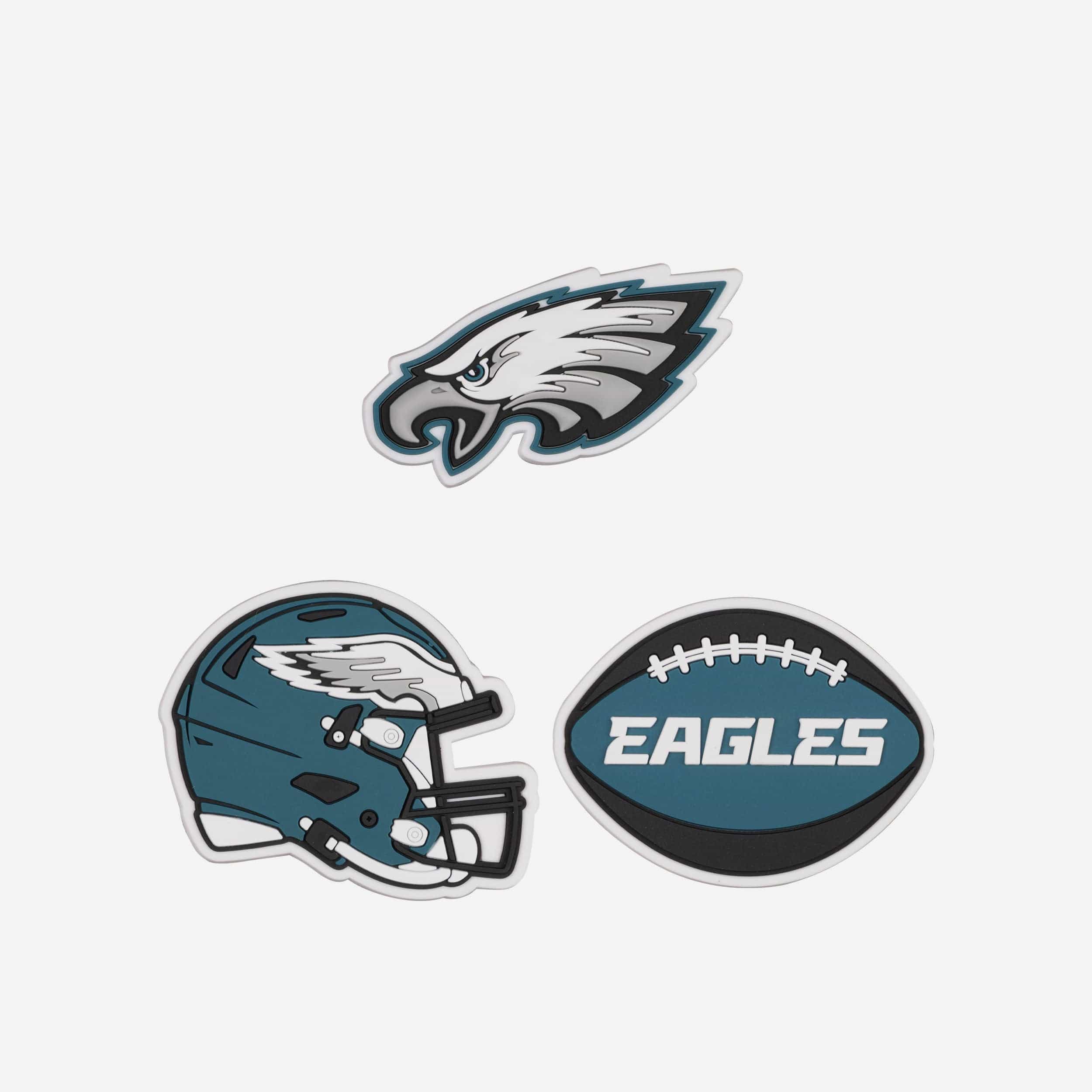 Philadelphia Eagles 3 Pack Tailgate Tote Charms