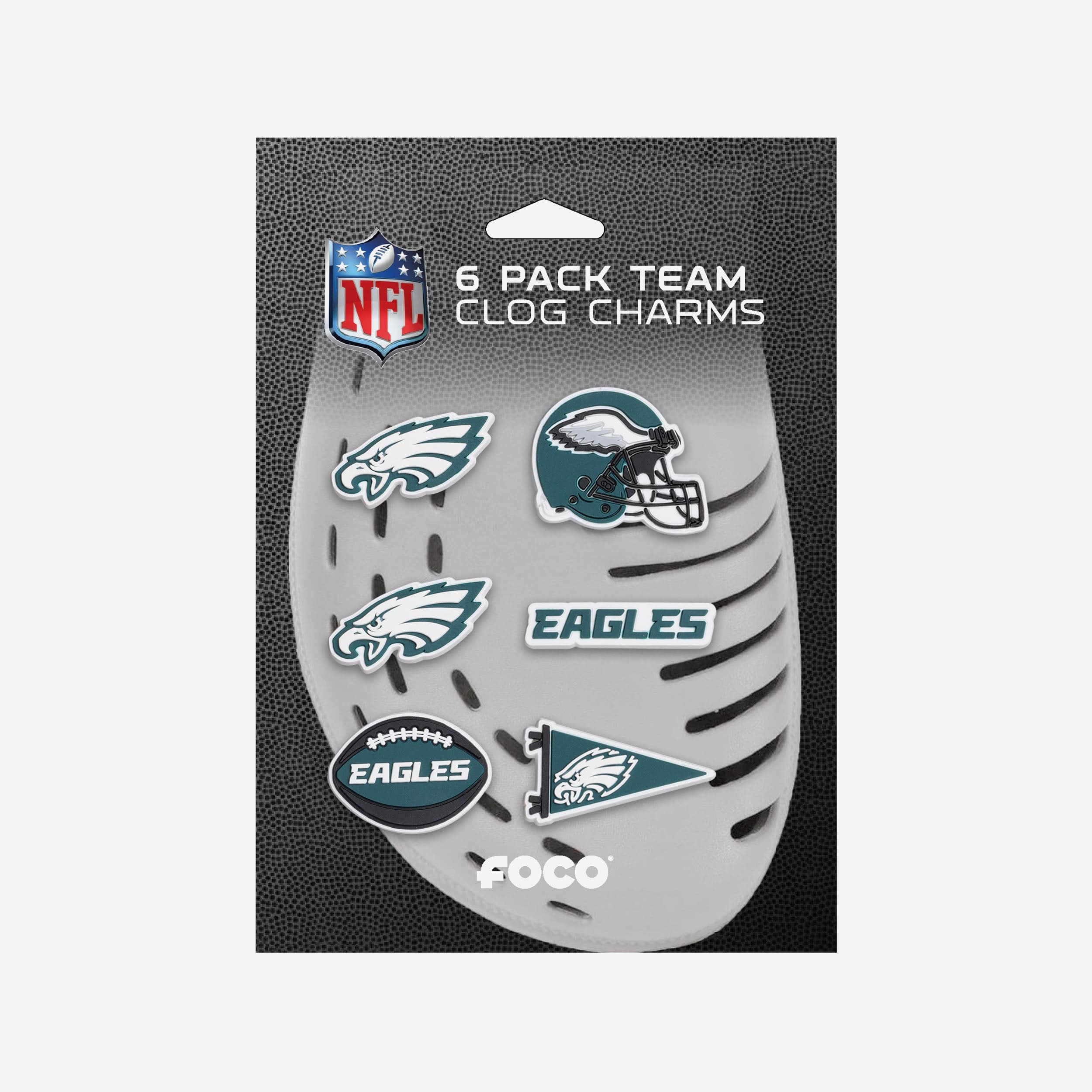 Philadelphia Eagles 6 Pack Team Clog Charms - Image 5