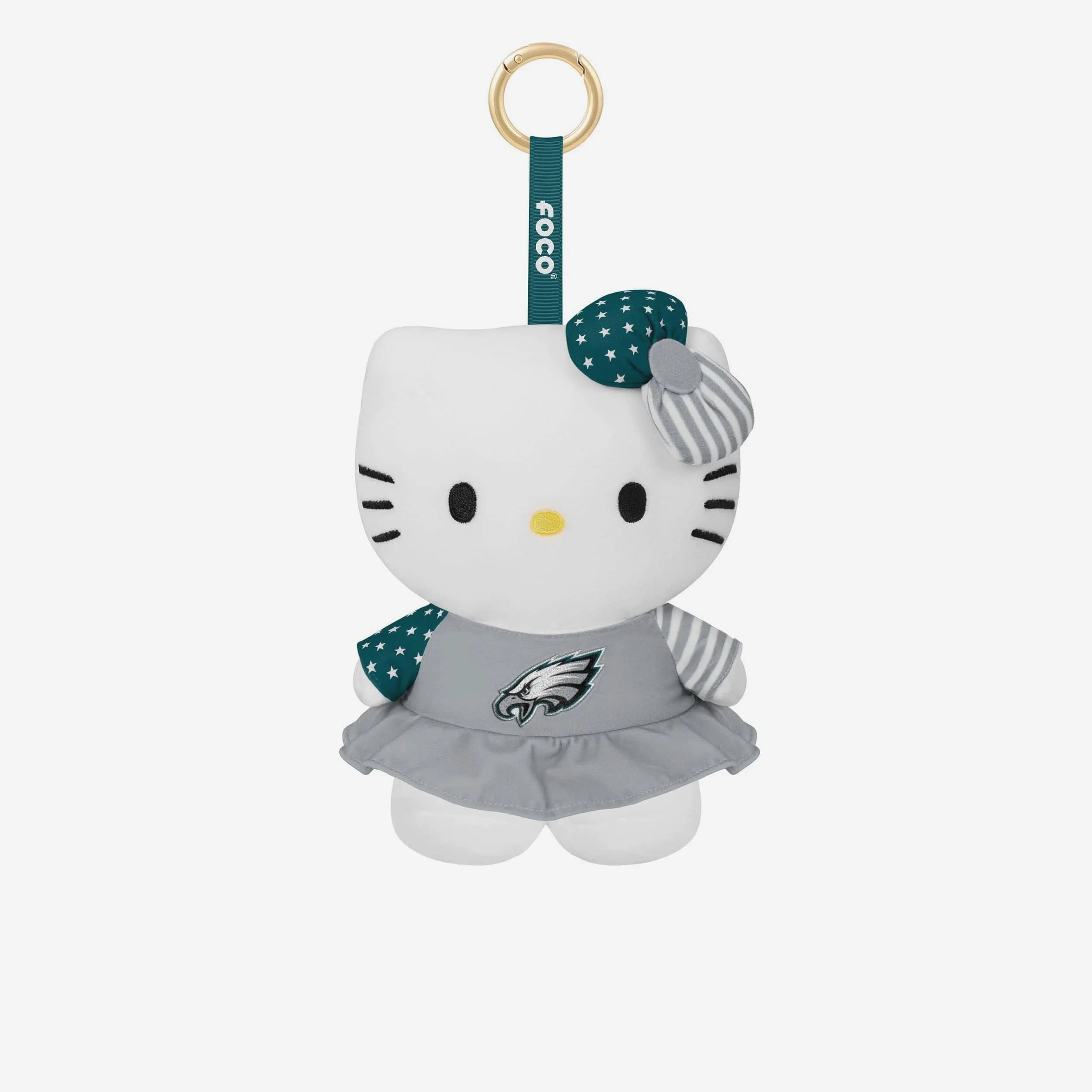 Philadelphia Eagles Americana Plush Hello Kitty® Bag Charm Keychain