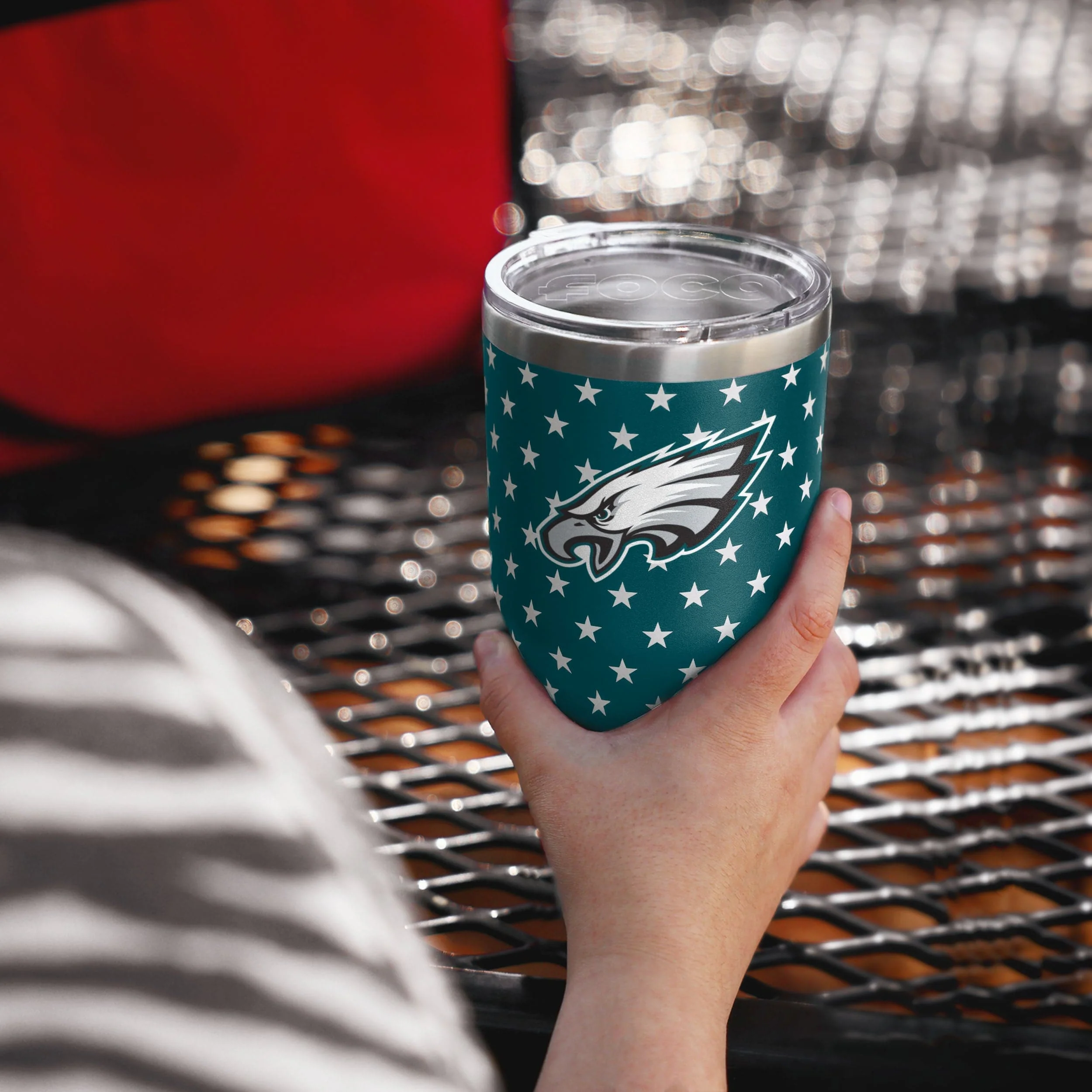 Philadelphia Eagles Americana Team Logo 30 oz Tumbler - Image 3