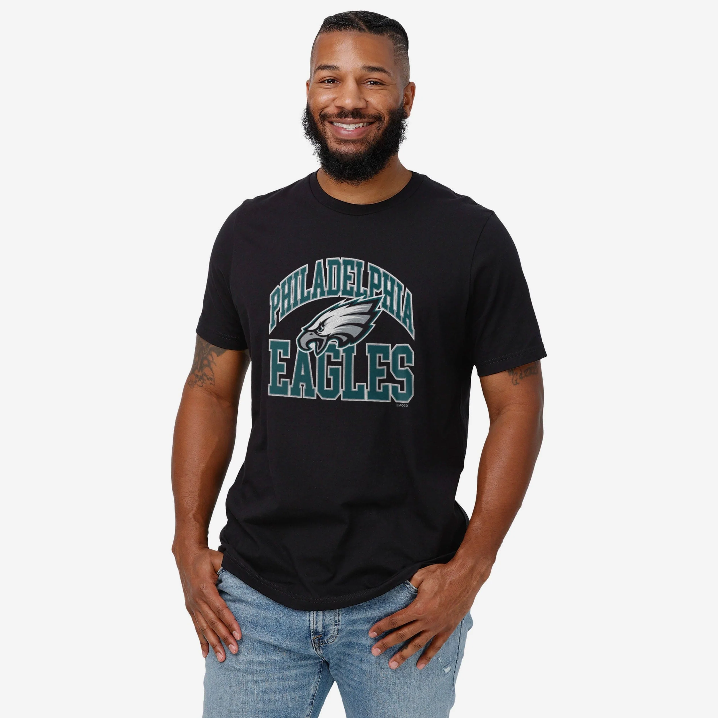 Philadelphia Eagles Arched Wordmark T-Shirt - Image 2