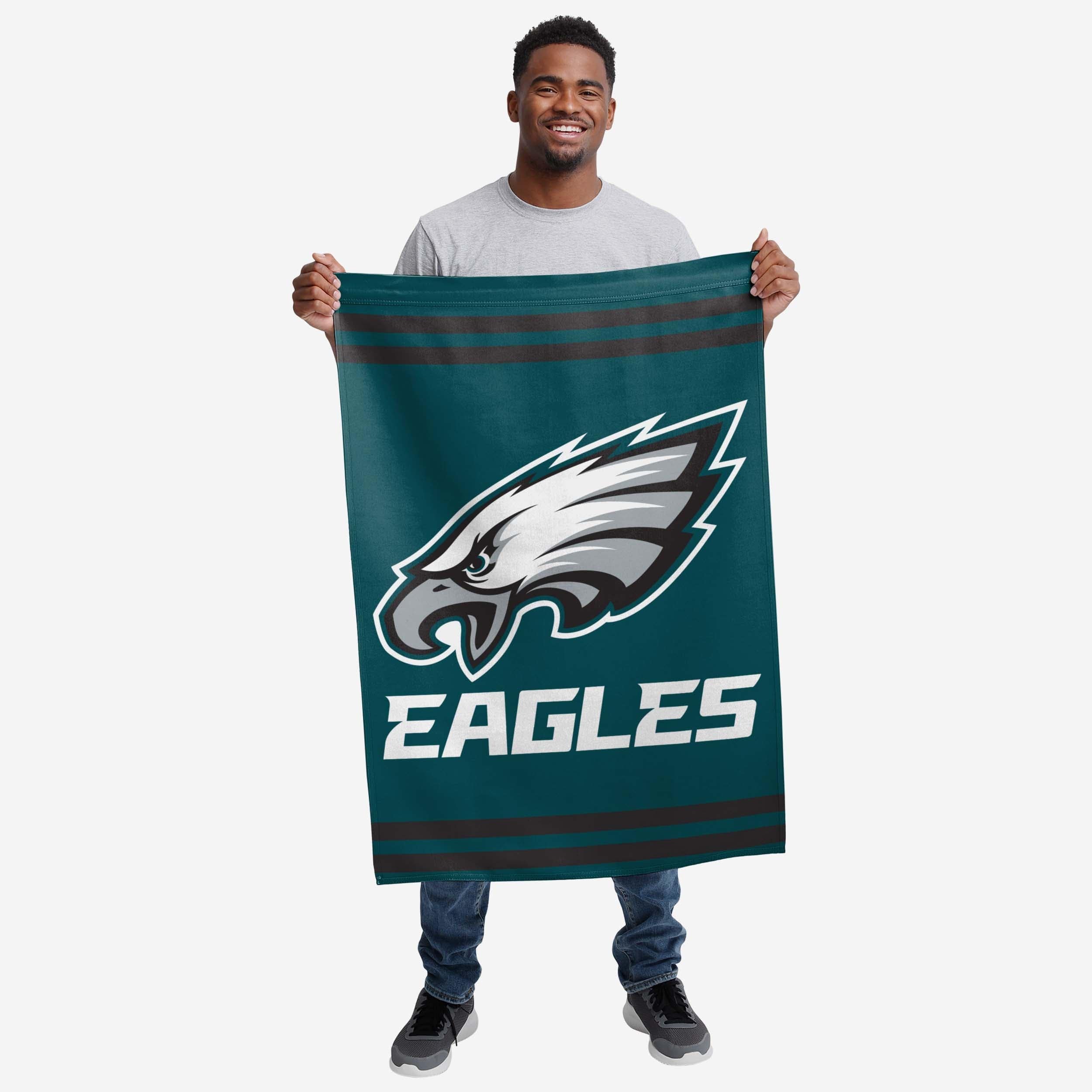 Philadelphia Eagles Big Logo Vertical Flag - Image 2