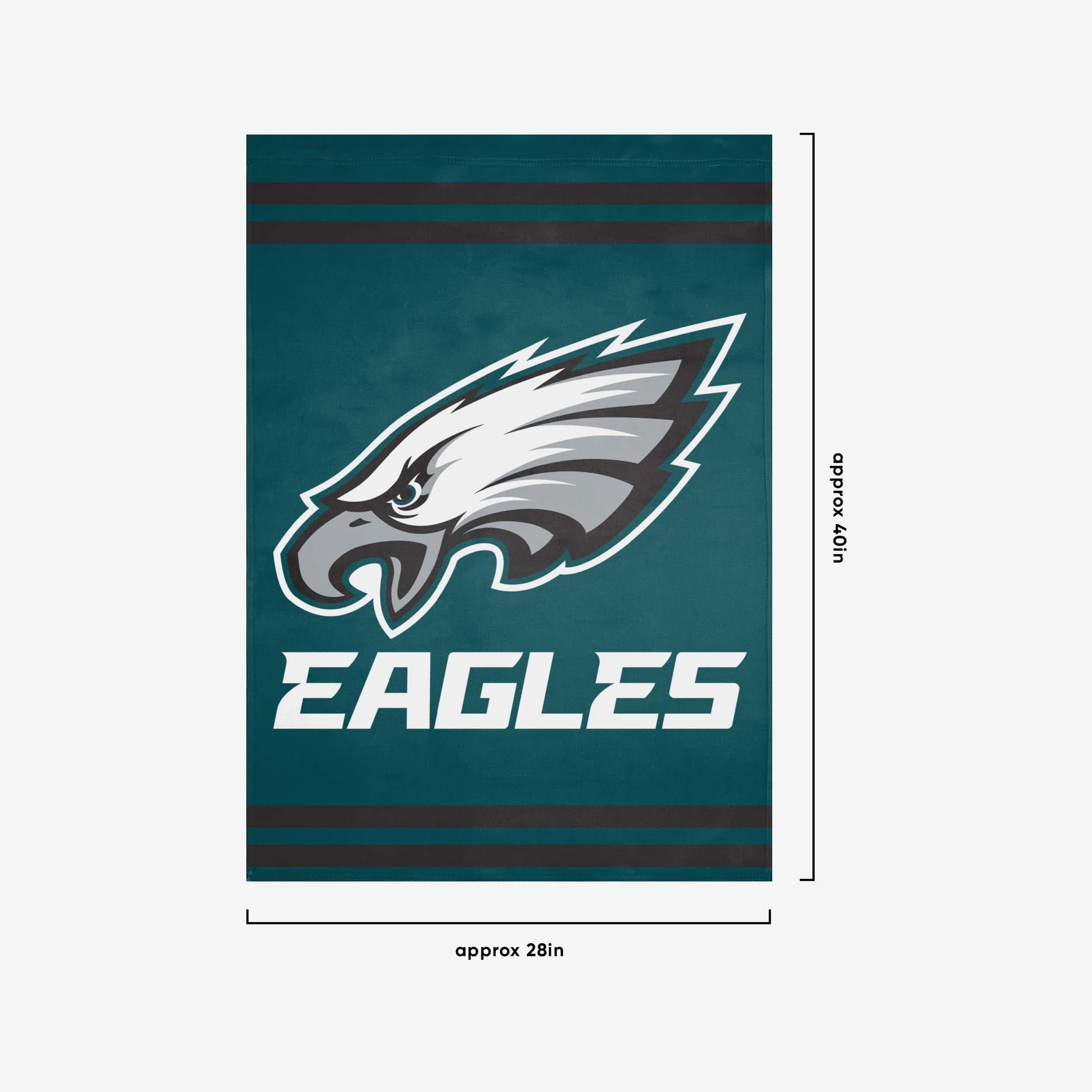 Philadelphia Eagles Big Logo Vertical Flag - Image 3