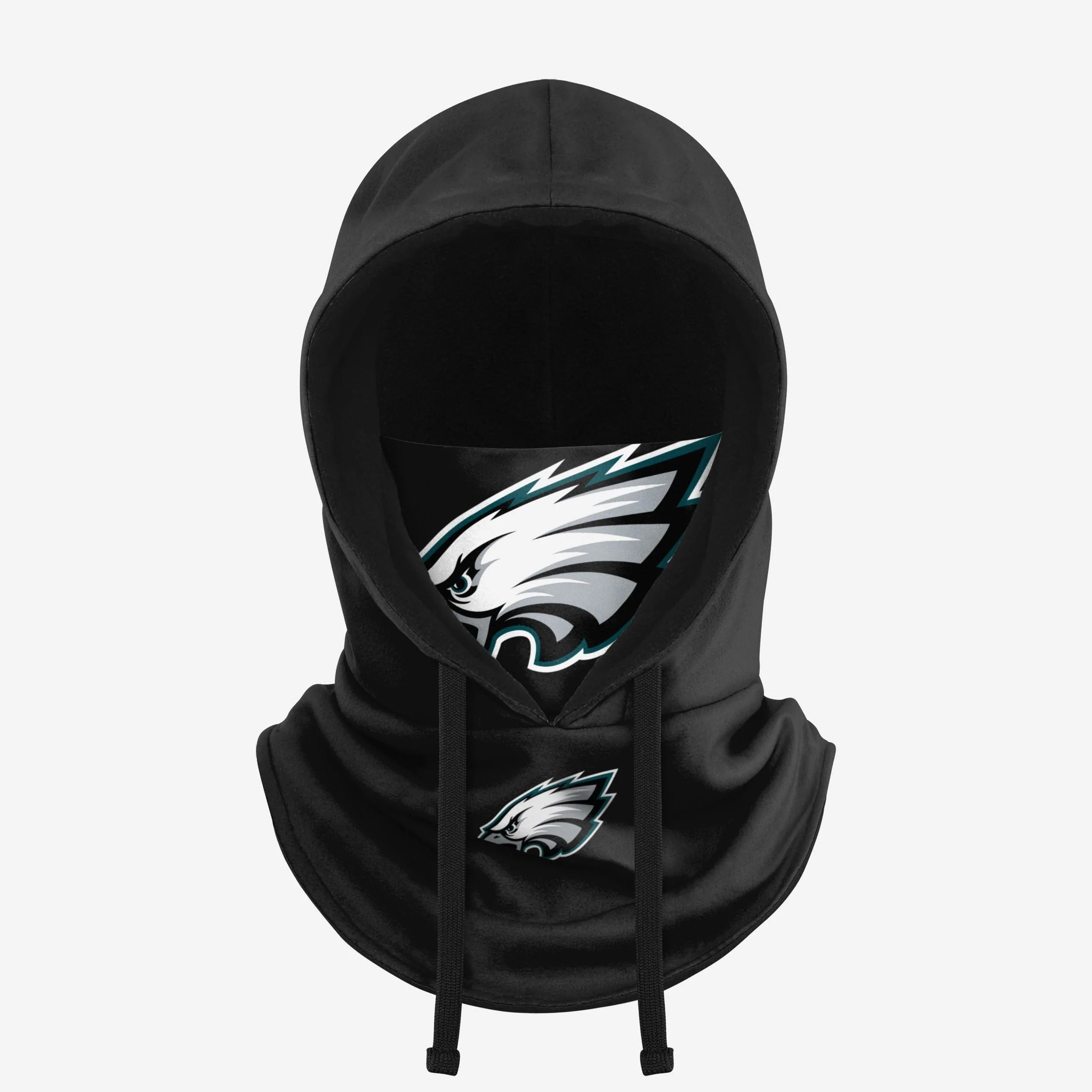 Philadelphia Eagles Black Drawstring Hooded Gaiter