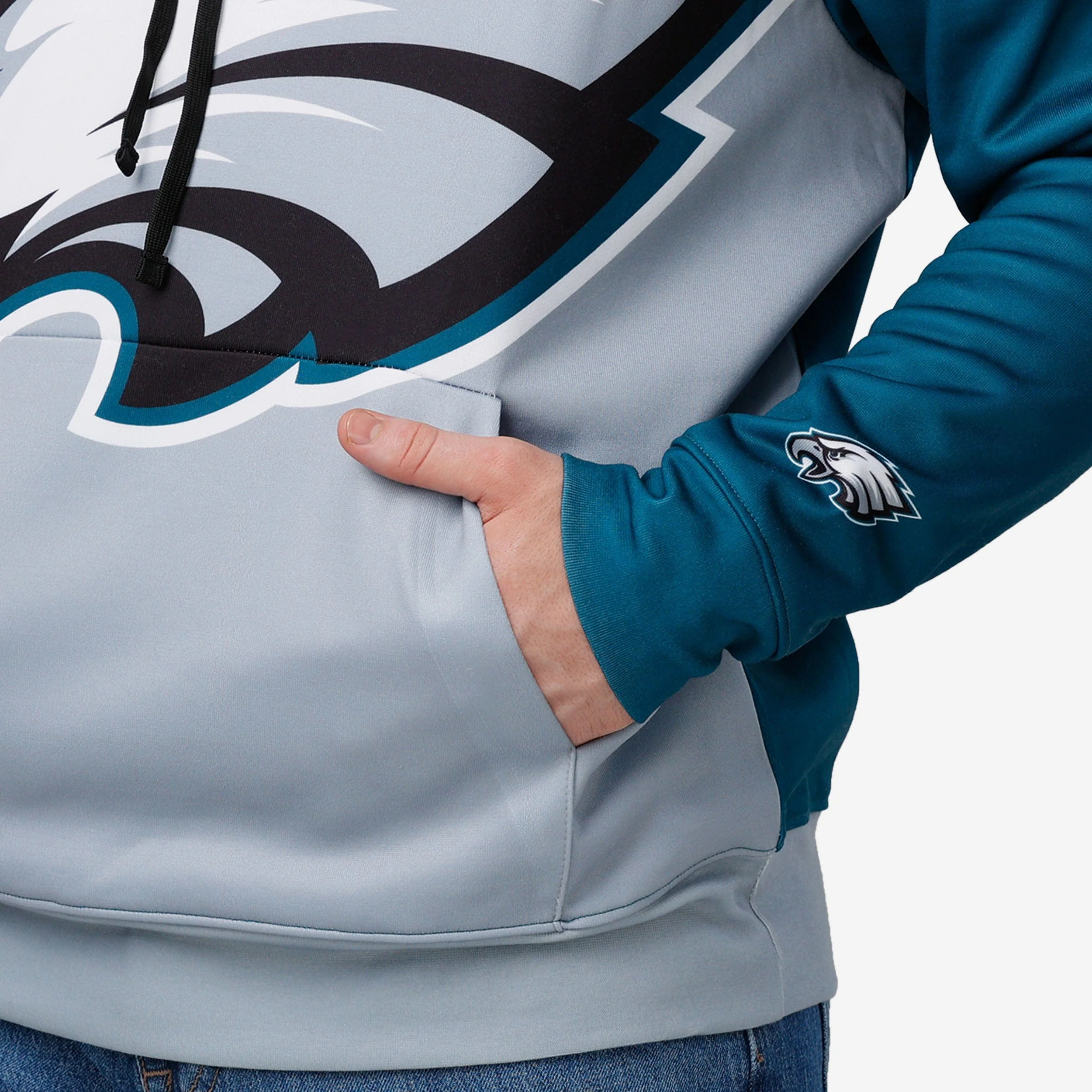 Philadelphia Eagles Bold Logo Hoodie - Image 3