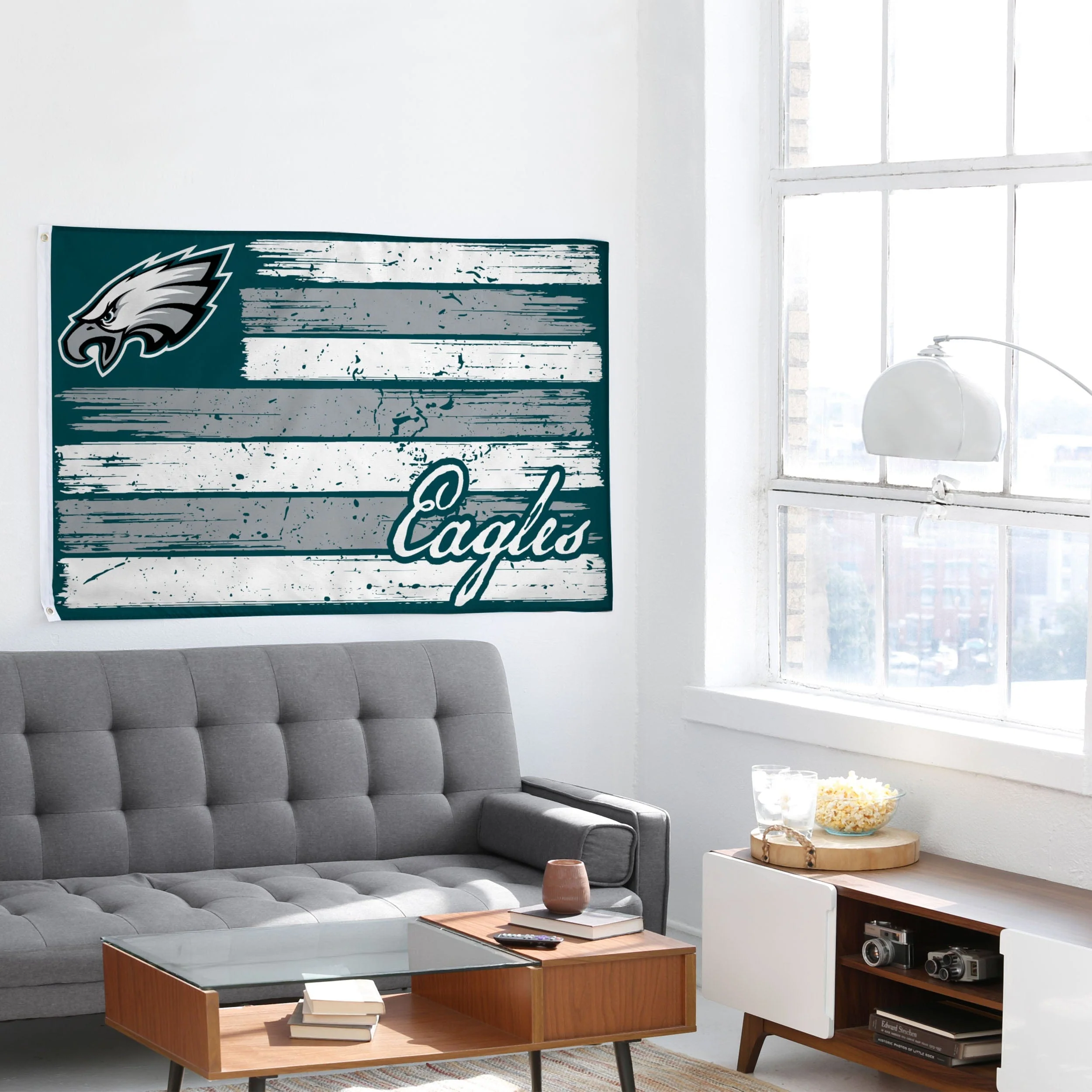 Philadelphia Eagles Brushstroke Americana Horizontal Flag - Image 4