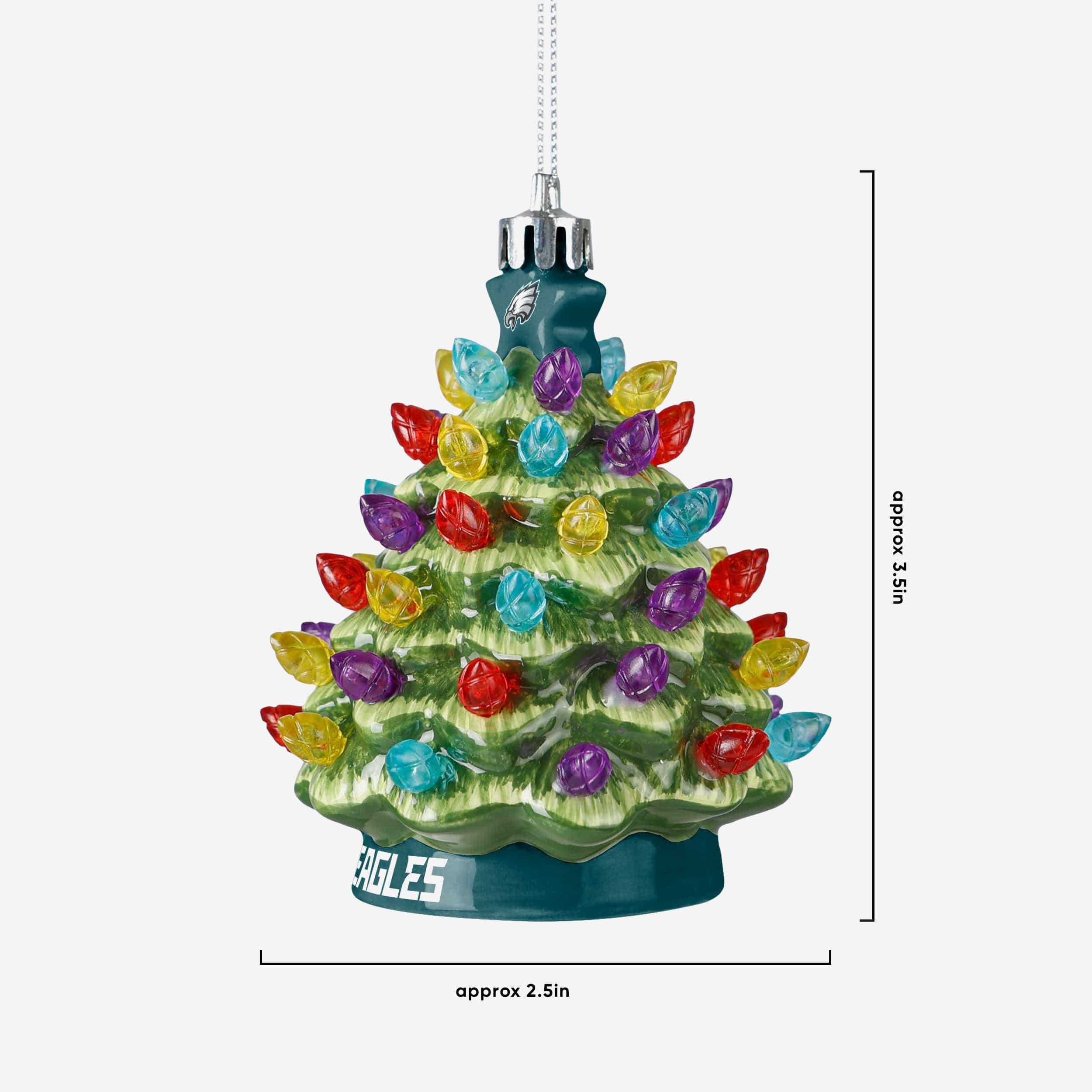 Philadelphia Eagles Ceramic Tree Ornament - Image 3
