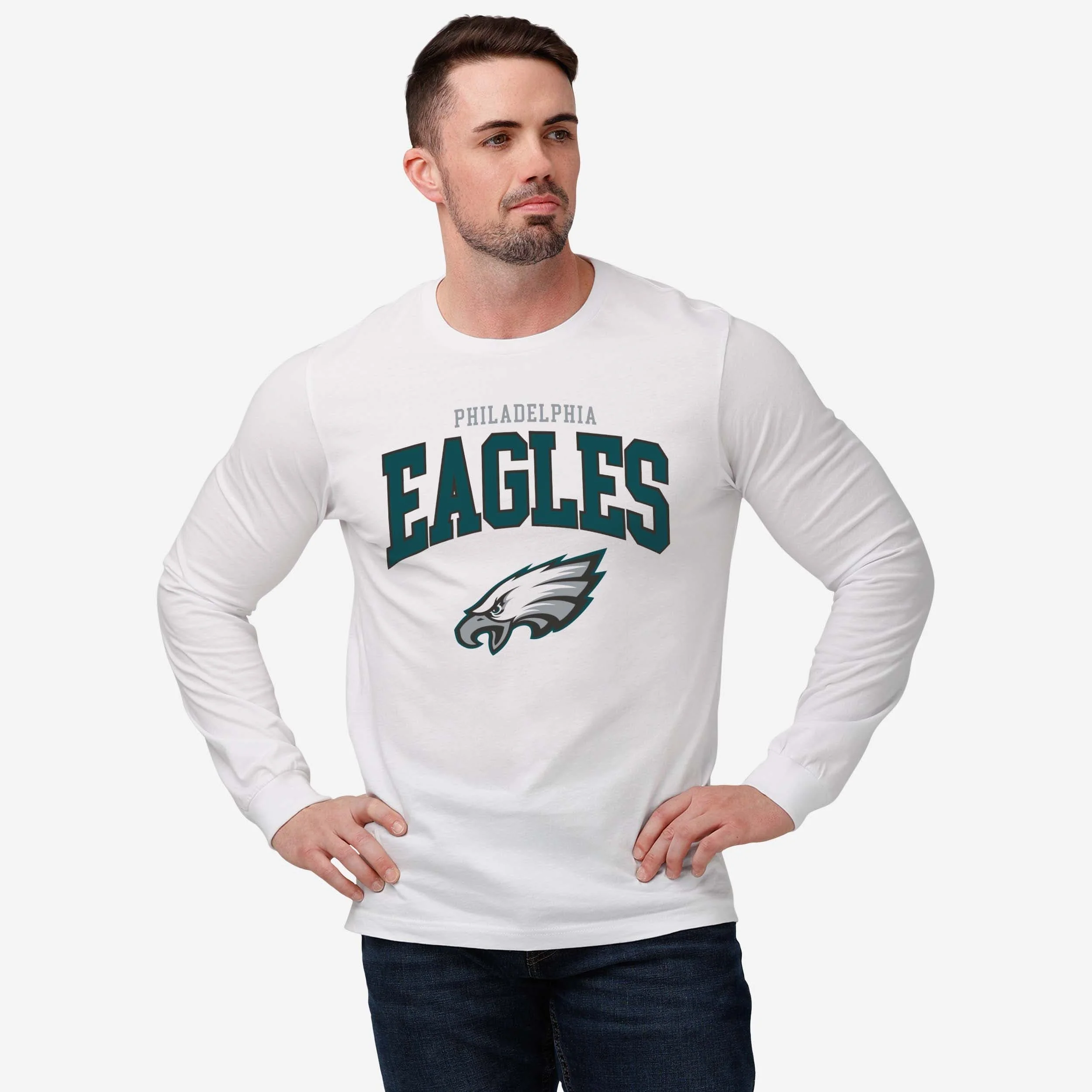 Philadelphia Eagles Classic Logo Long Sleeve T-Shirt - Image 2