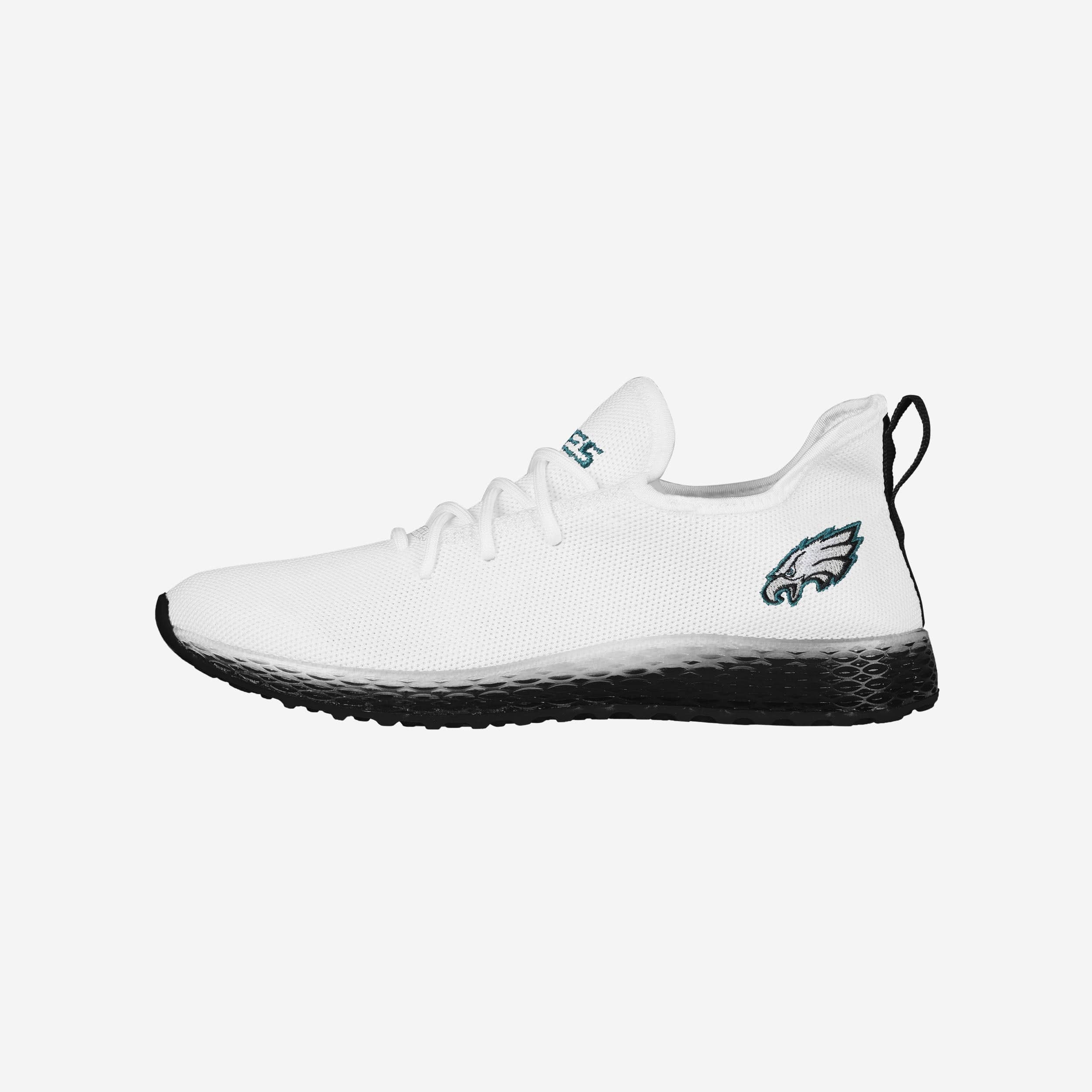 Philadelphia Eagles Gradient Midsole White Sneakers