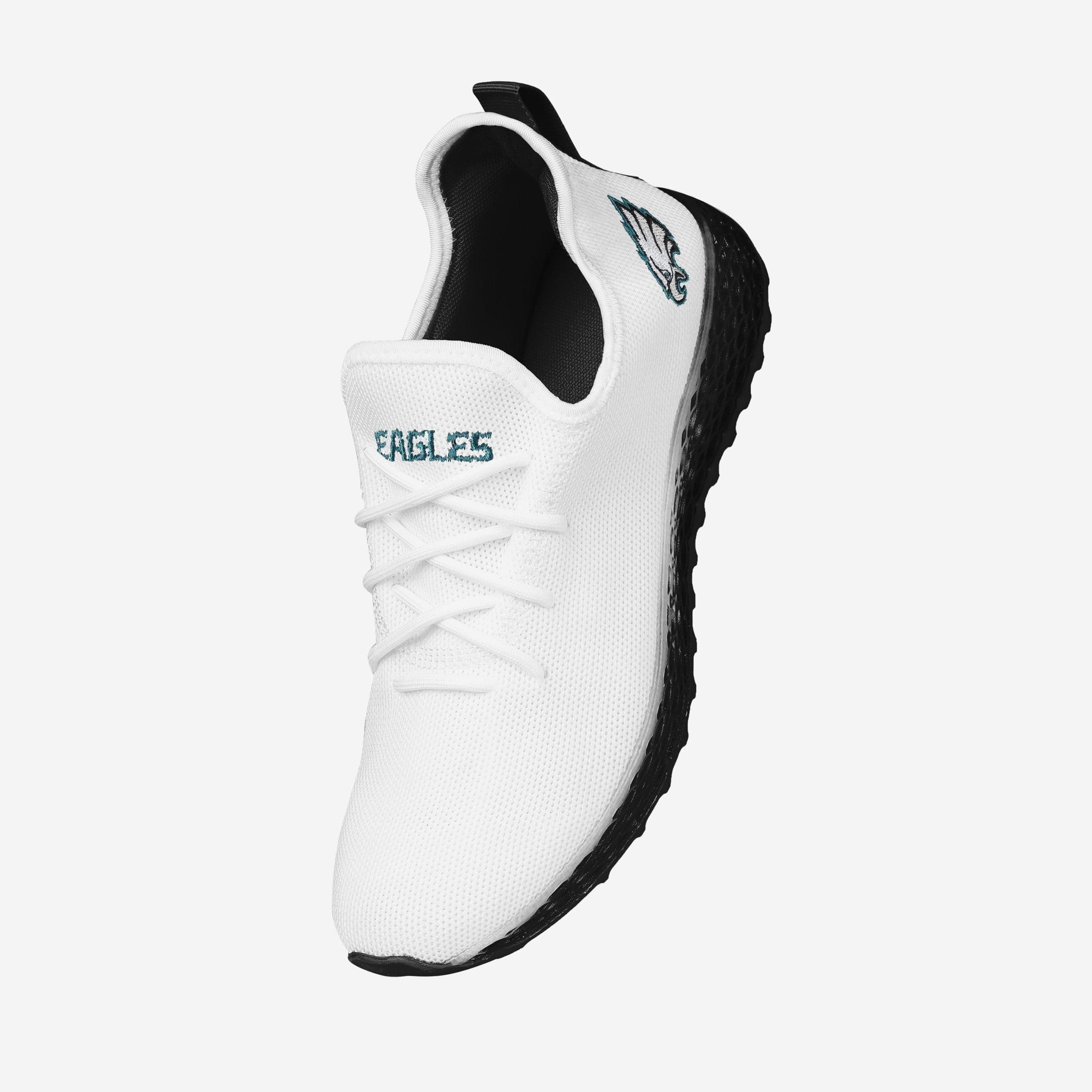 Philadelphia Eagles Gradient Midsole White Sneakers - Image 2