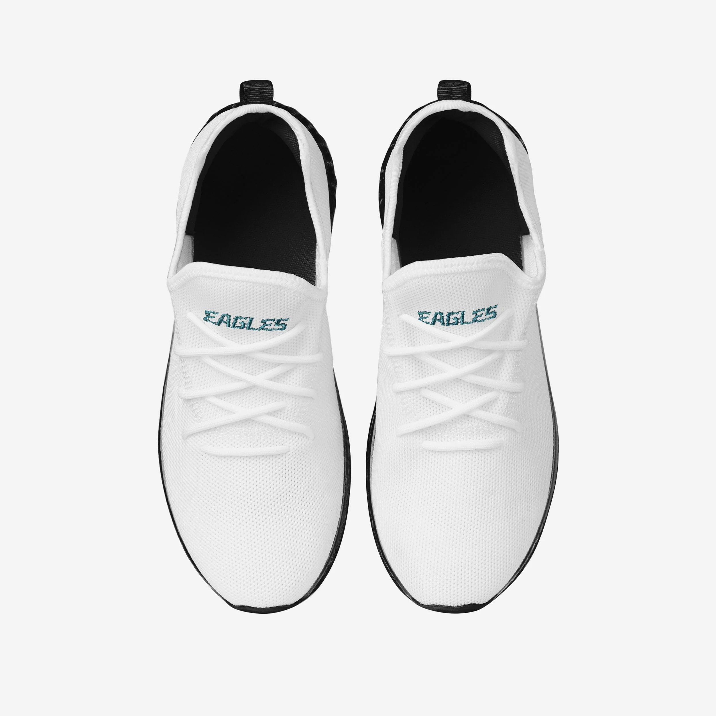 Philadelphia Eagles Gradient Midsole White Sneakers - Image 4