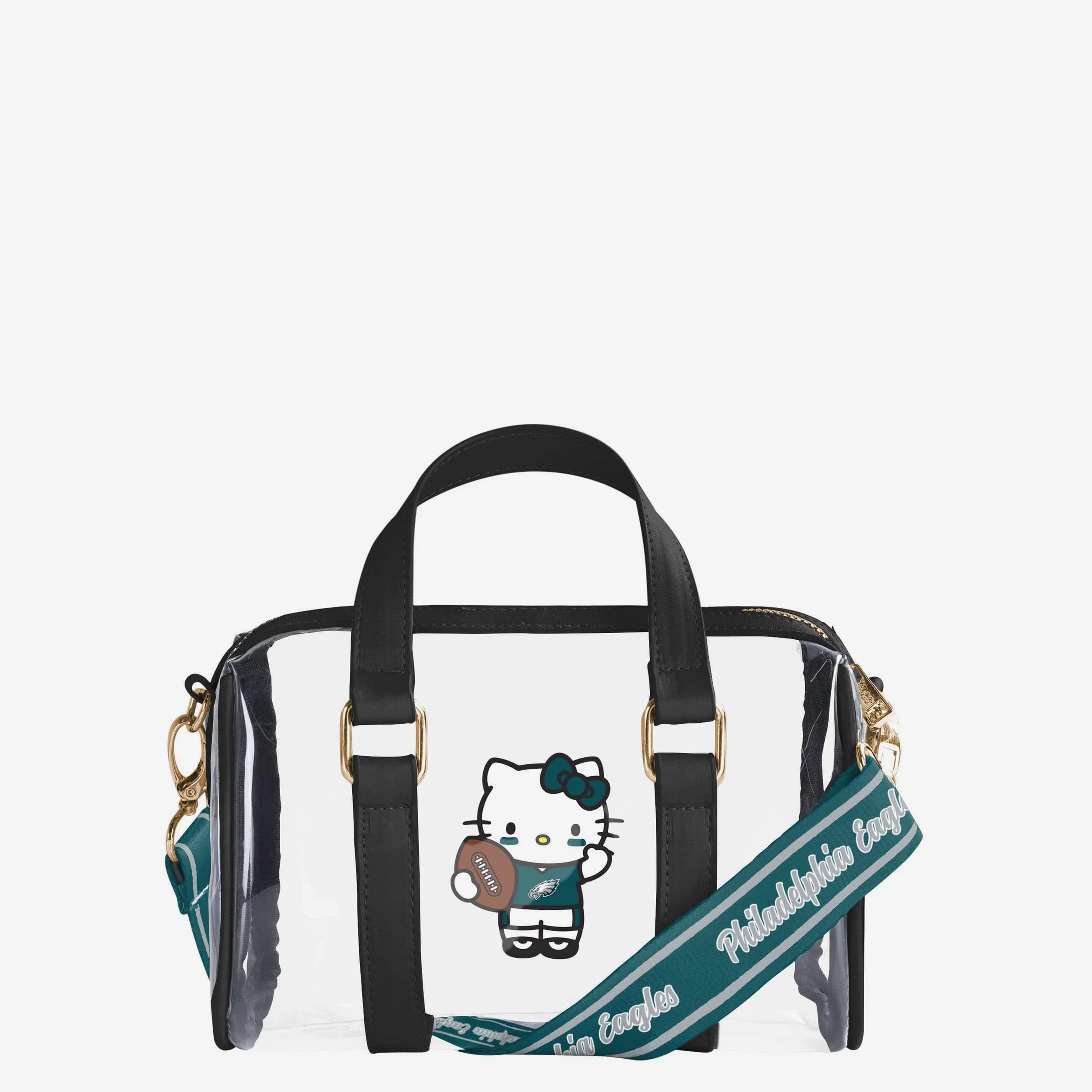 Philadelphia Eagles Hello Kitty® Clear Barrel Bag