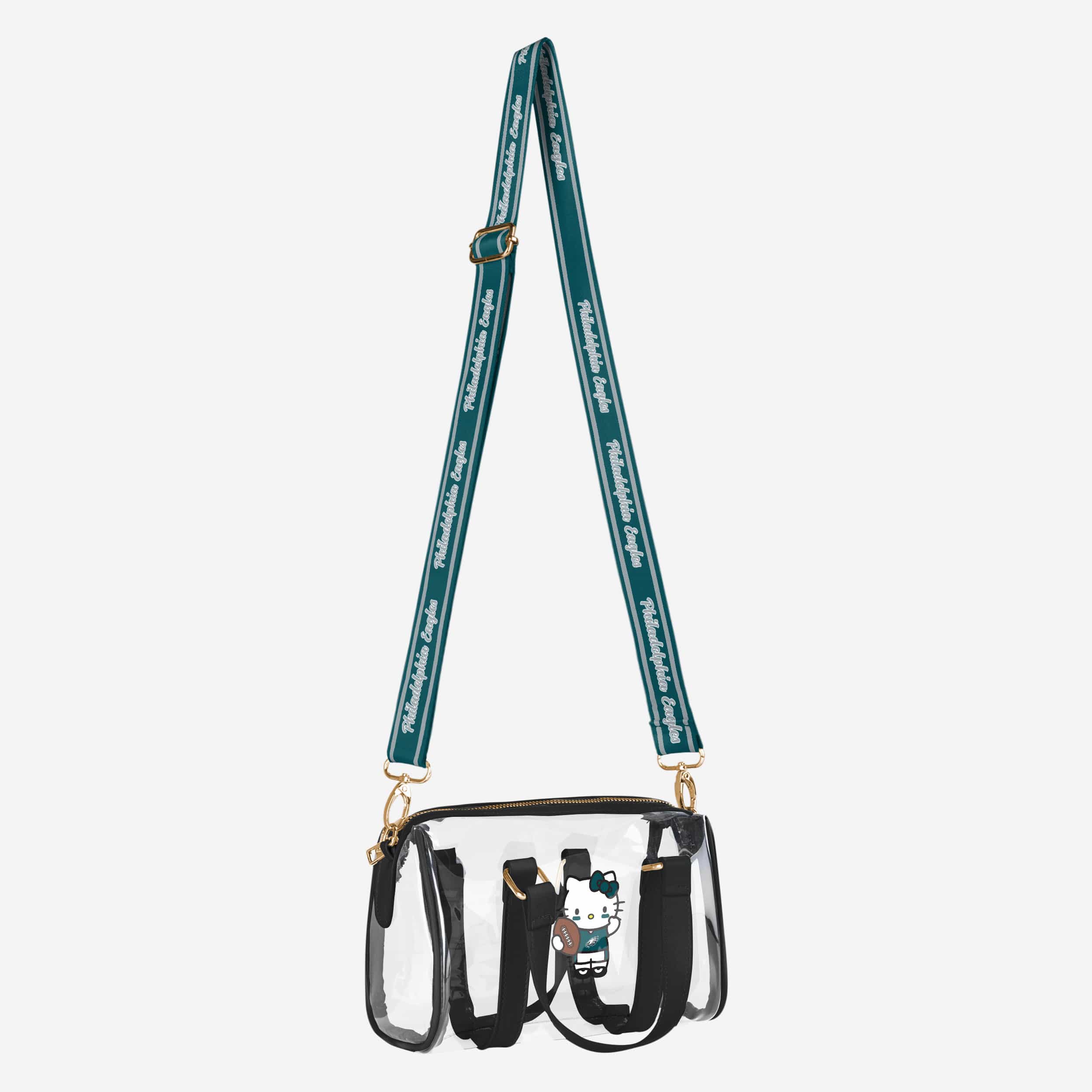 Philadelphia Eagles Hello Kitty® Clear Barrel Bag - Image 2