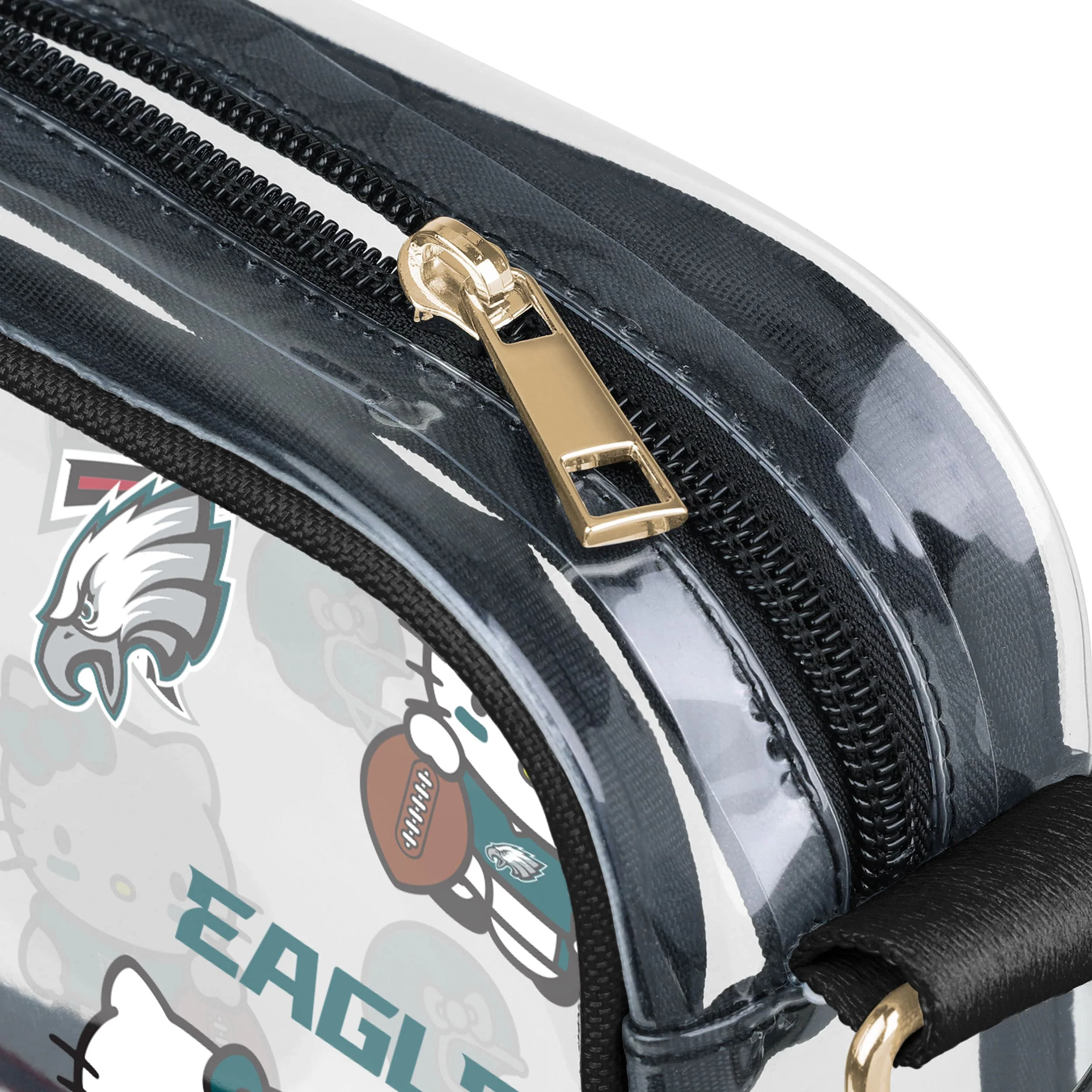 Philadelphia Eagles Hello Kitty® Clear Crossbody Bag - Image 4