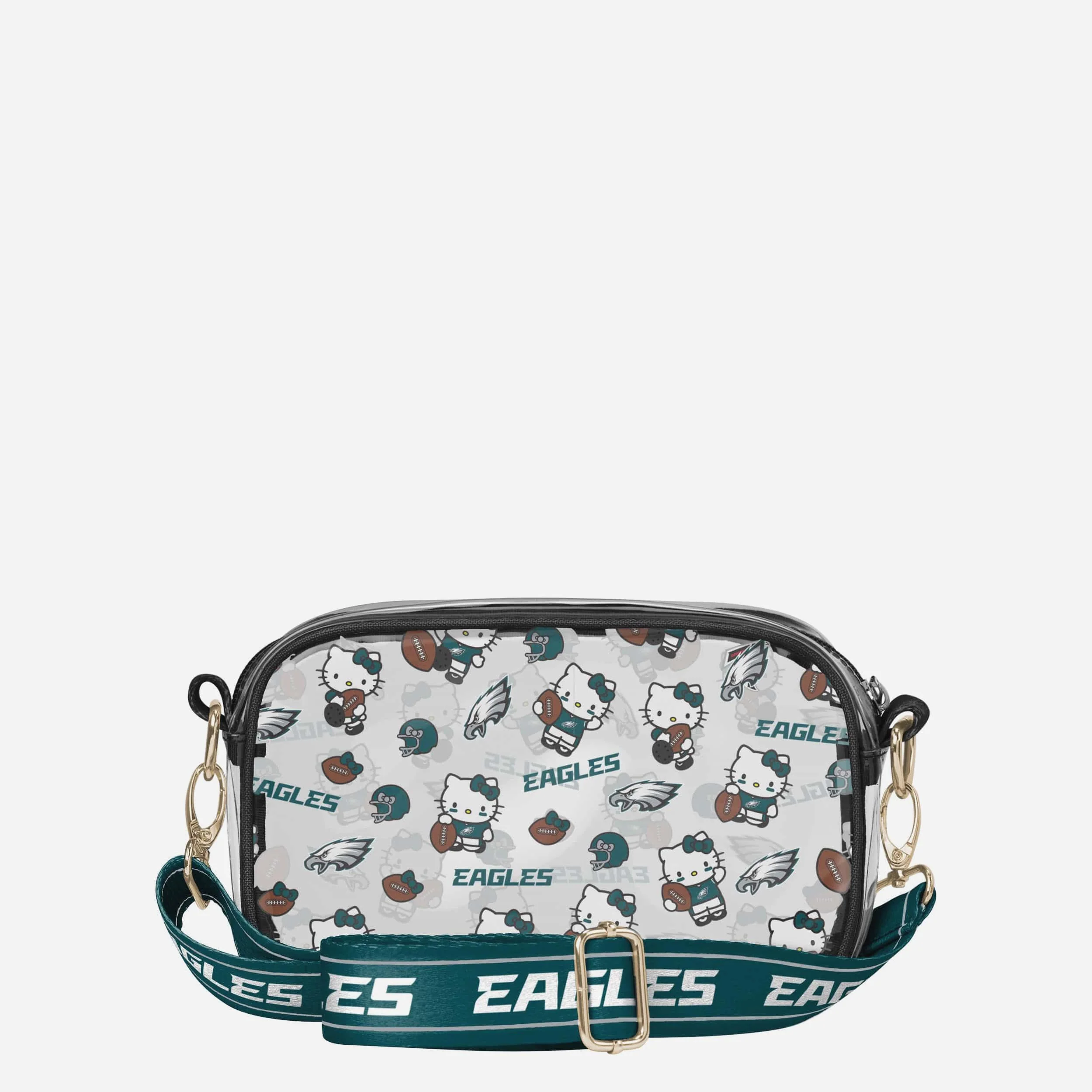 Philadelphia Eagles Hello Kitty® Clear Crossbody Bag - Image 5