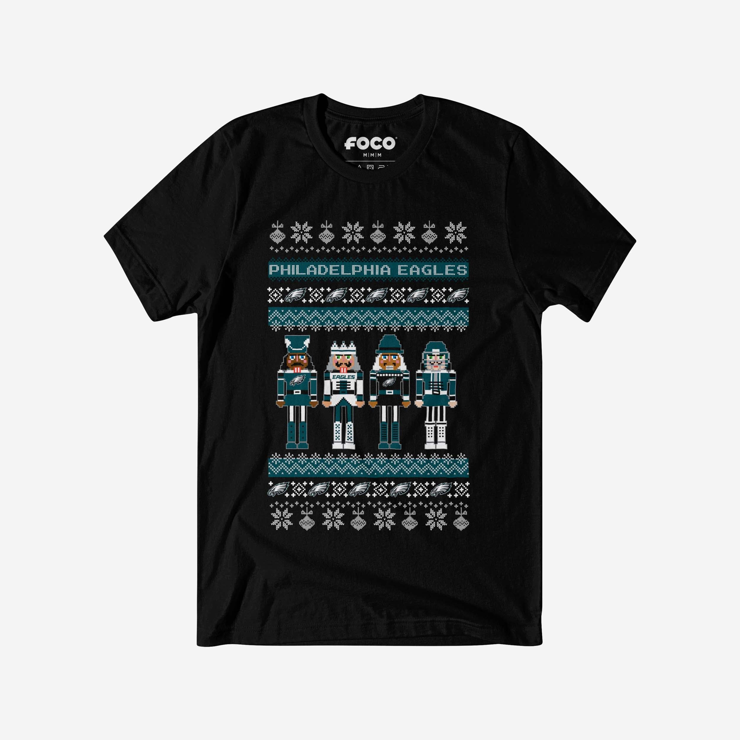Philadelphia Eagles Holiday Nutcracker Sweater T-Shirt