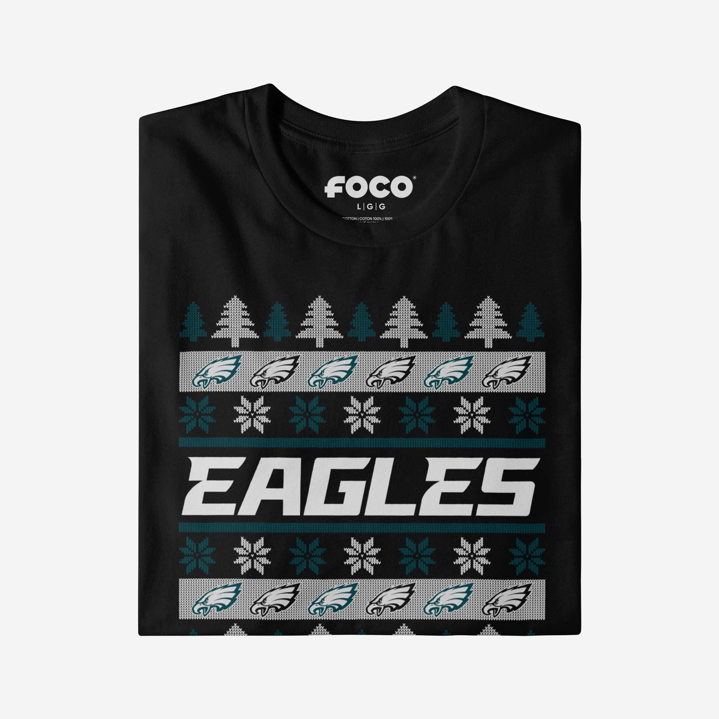 Philadelphia Eagles Holiday Sweater T-Shirt - Image 4