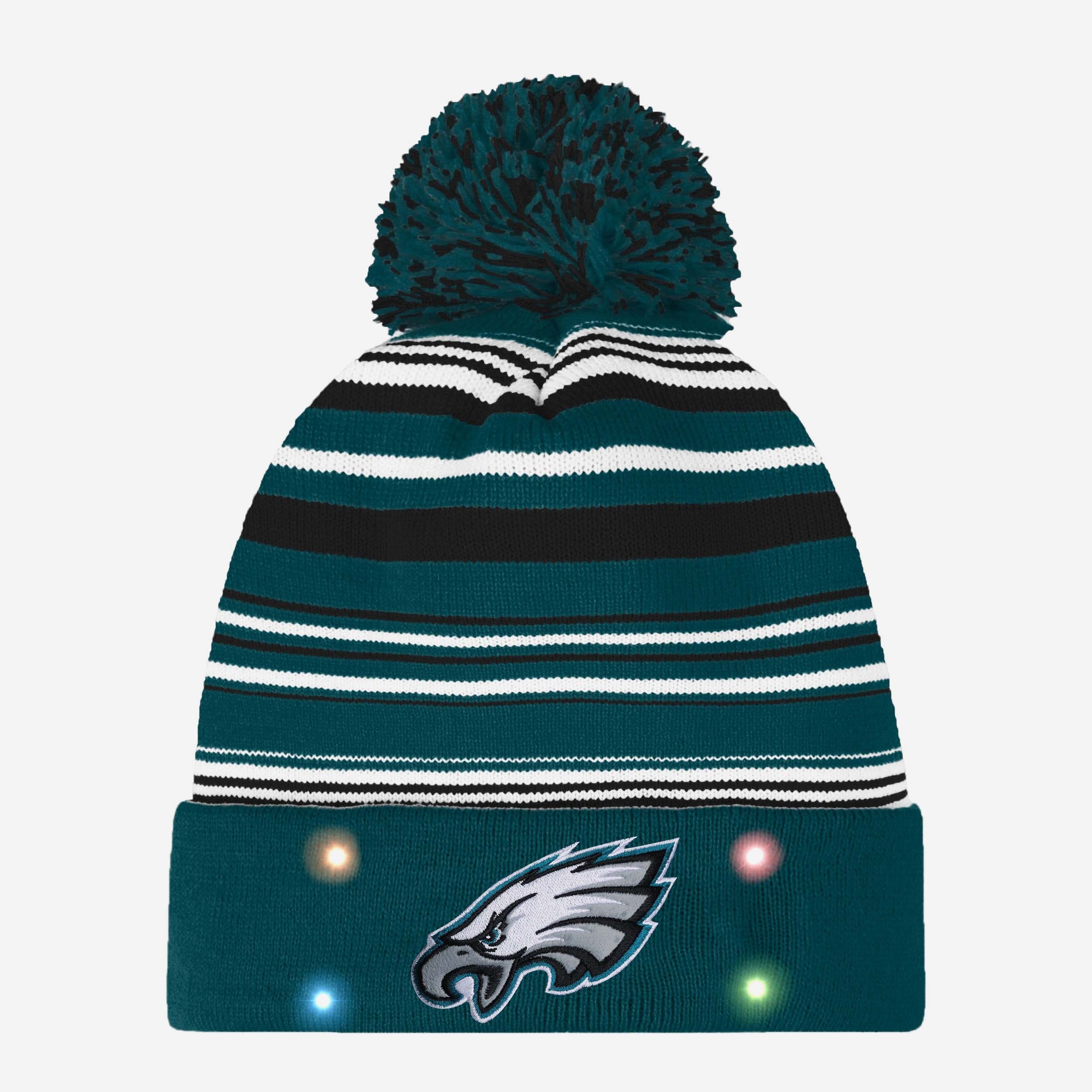 Philadelphia Eagles Horizontal Stripe Light Up Beanie - Image 2