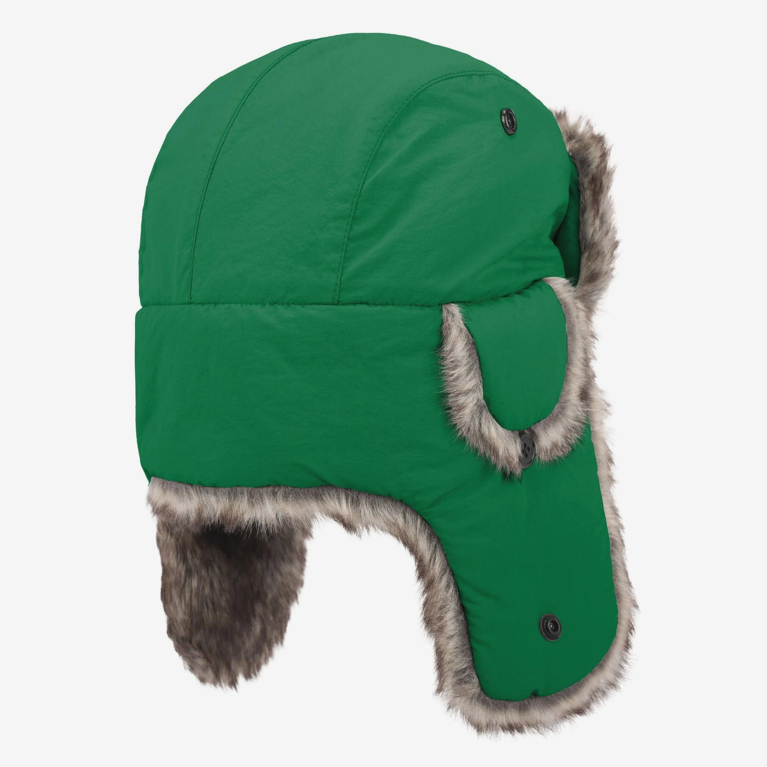 Philadelphia Eagles Kelly Green Faux Fur Trapper Hat - Image 5