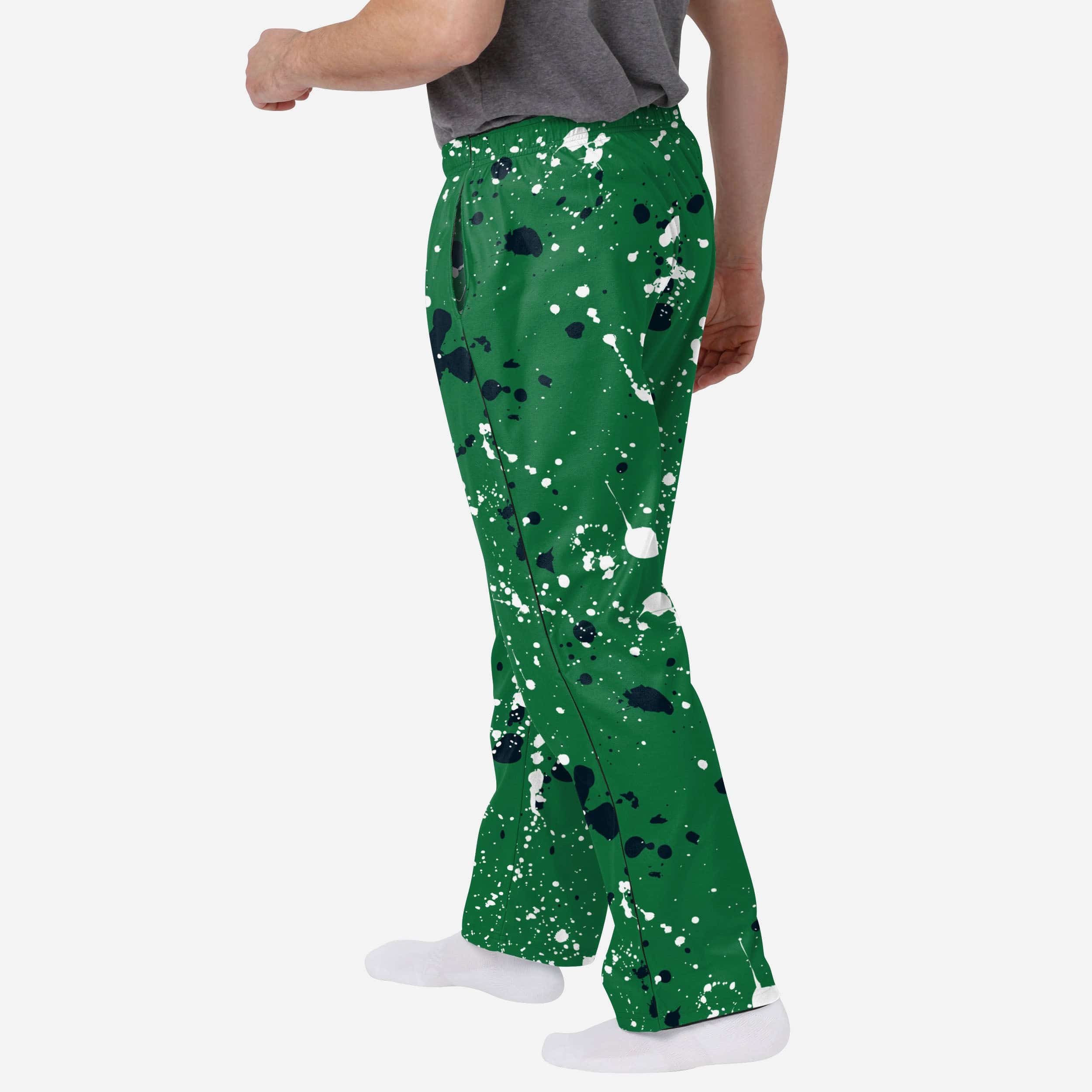 Philadelphia Eagles Kelly Green Paint Splatter Gameday Ready Lounge Pants - Image 2