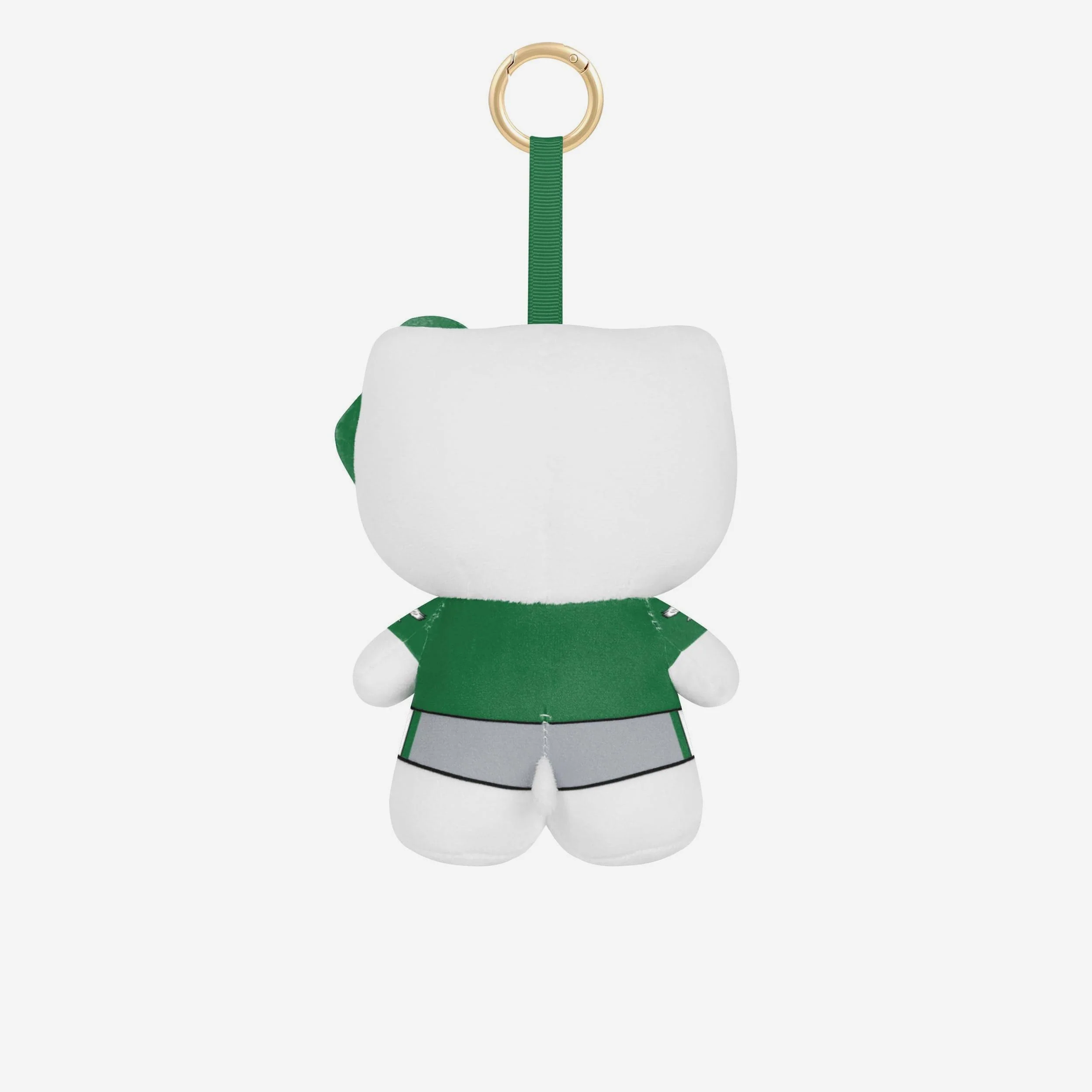 Philadelphia Eagles Kelly Green Plush Hello Kitty® Bag Charm Keychain - Image 2