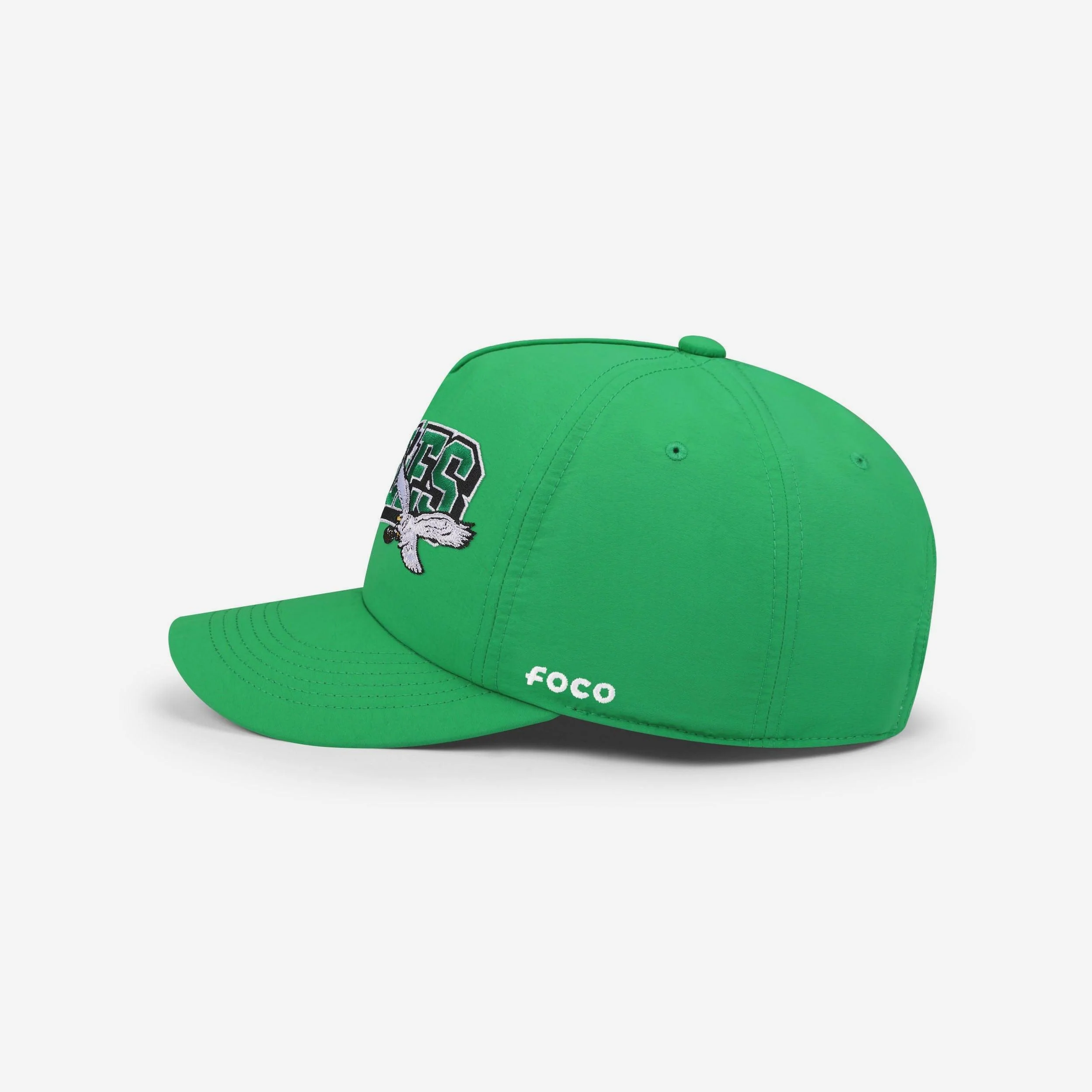 Philadelphia Eagles Kelly Green Wavy Wordmark Poly Marquee RF Cap - Image 2