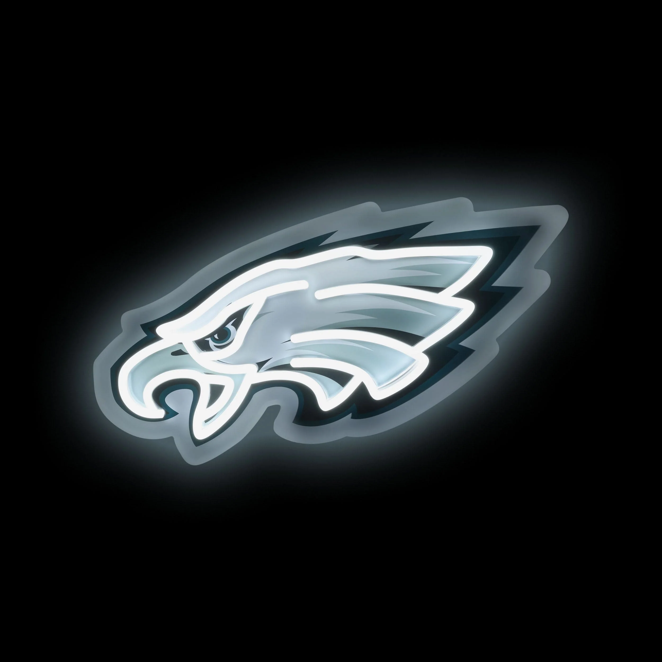 Philadelphia Eagles LED Neon Light Up Team Logo Sign - Image 2