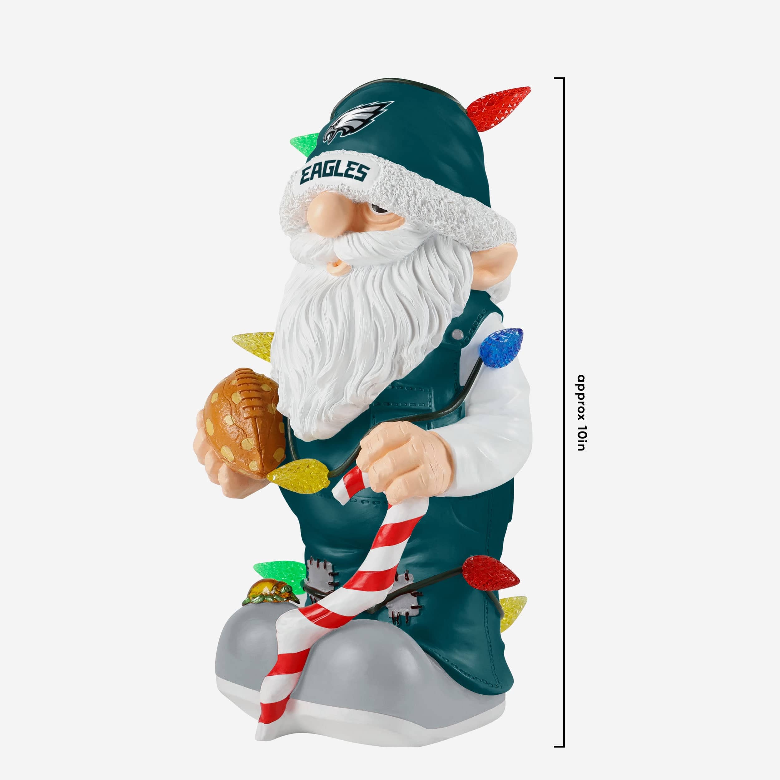 Philadelphia Eagles Light Up Holiday Gnome - Image 4