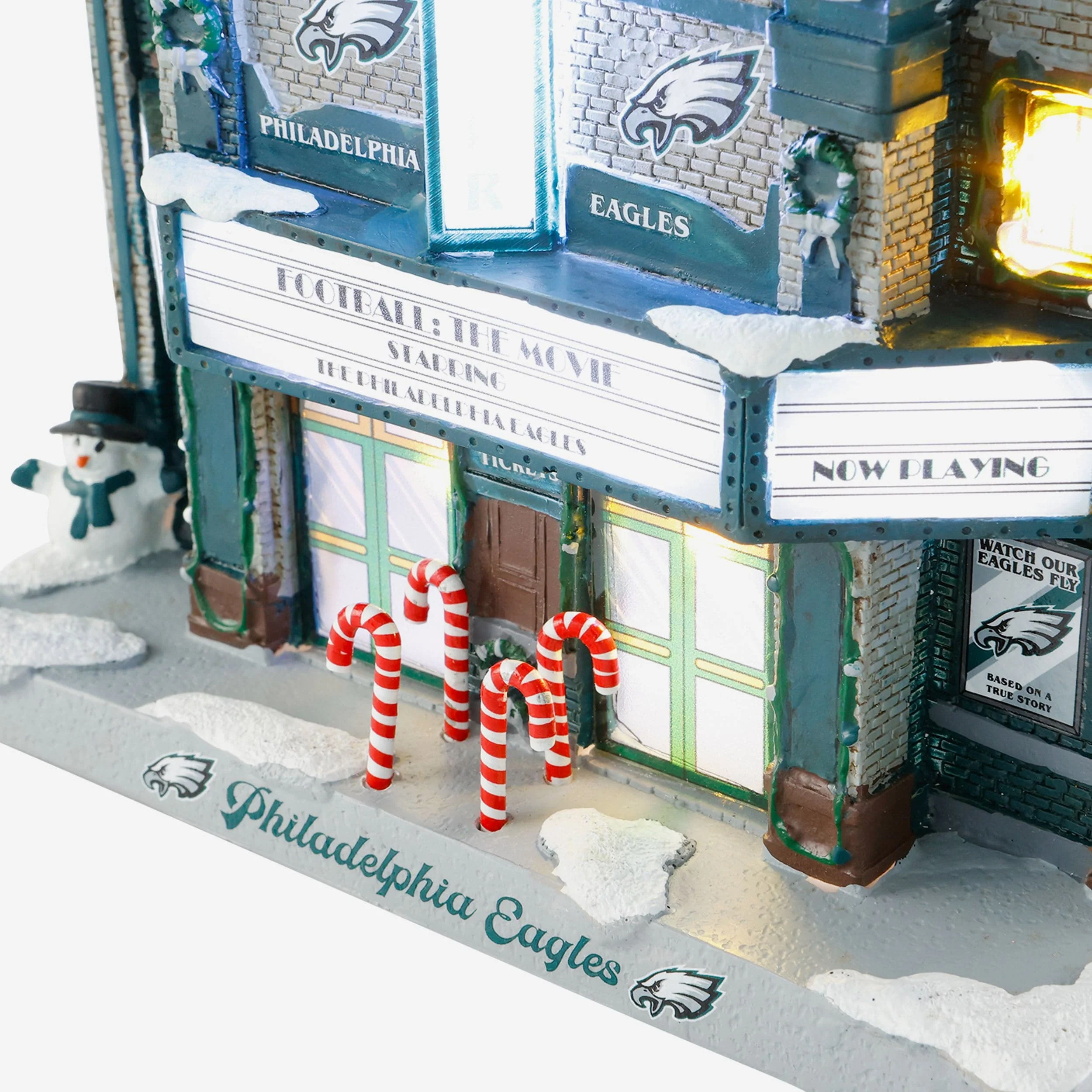 Philadelphia Eagles Light Up Resin Team Theater - Image 2