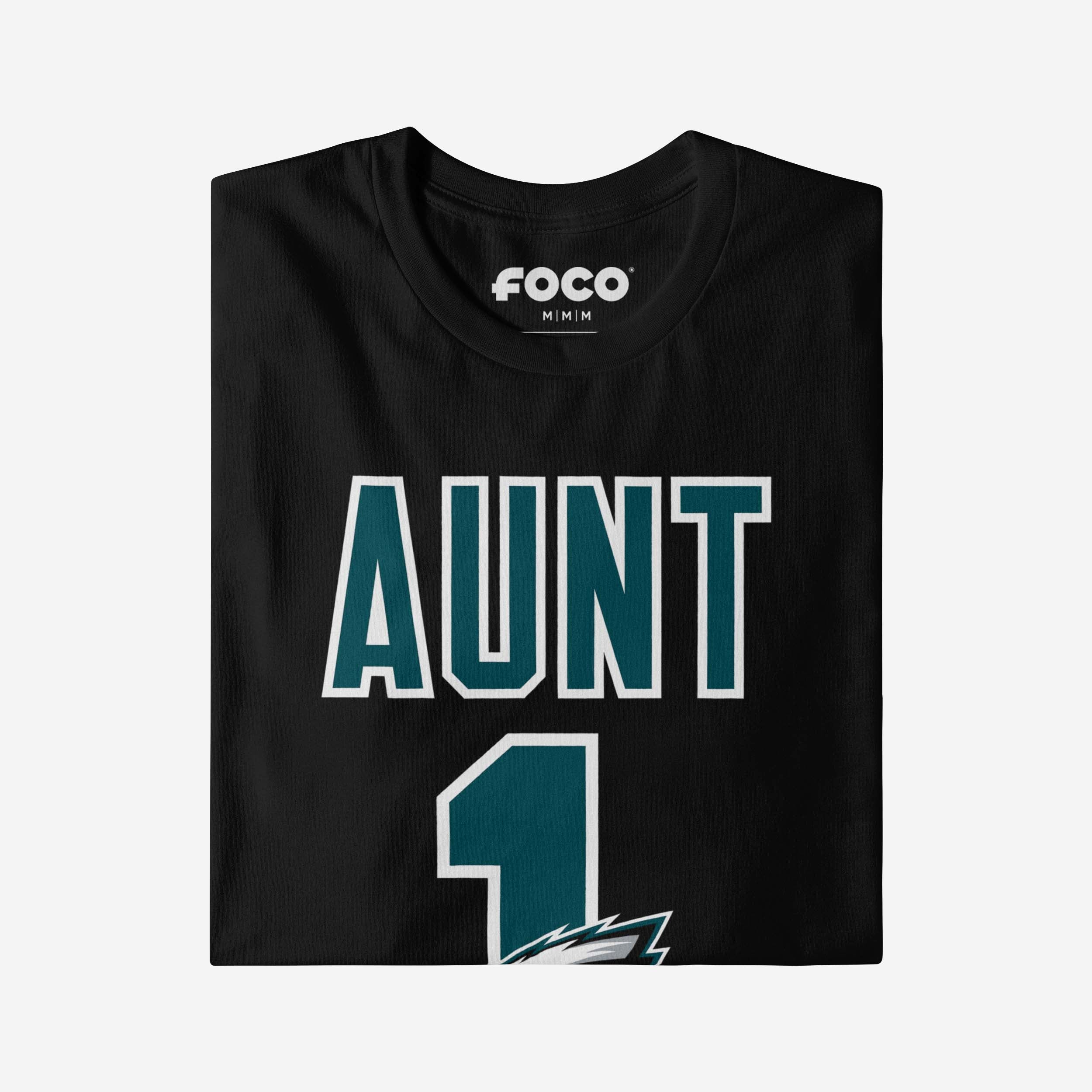 Philadelphia Eagles Number 1 Aunt T-Shirt - Image 4