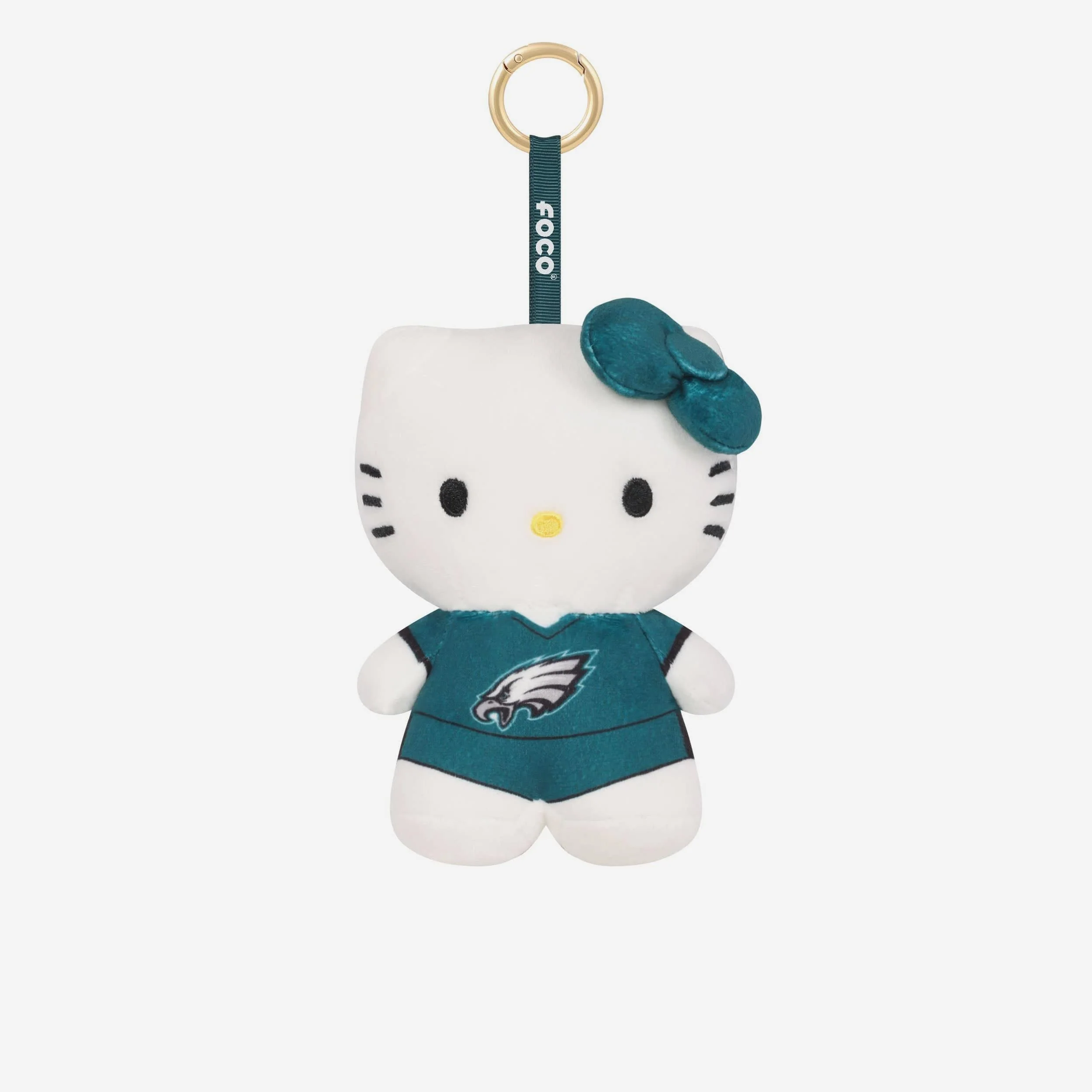 Philadelphia Eagles Plush Hello Kitty® Bag Charm Keychain