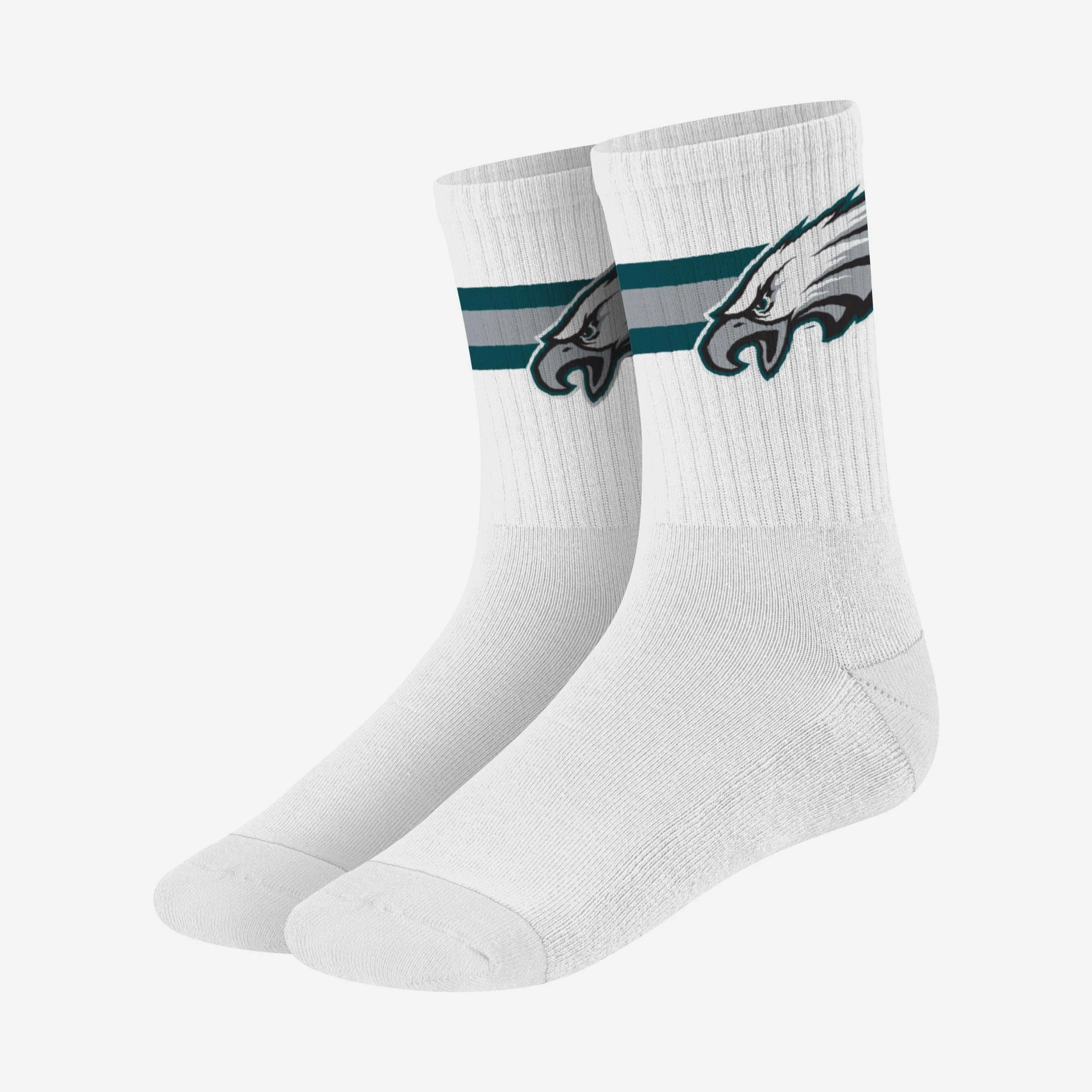 Philadelphia Eagles Primary Logo White Socks - Image 3