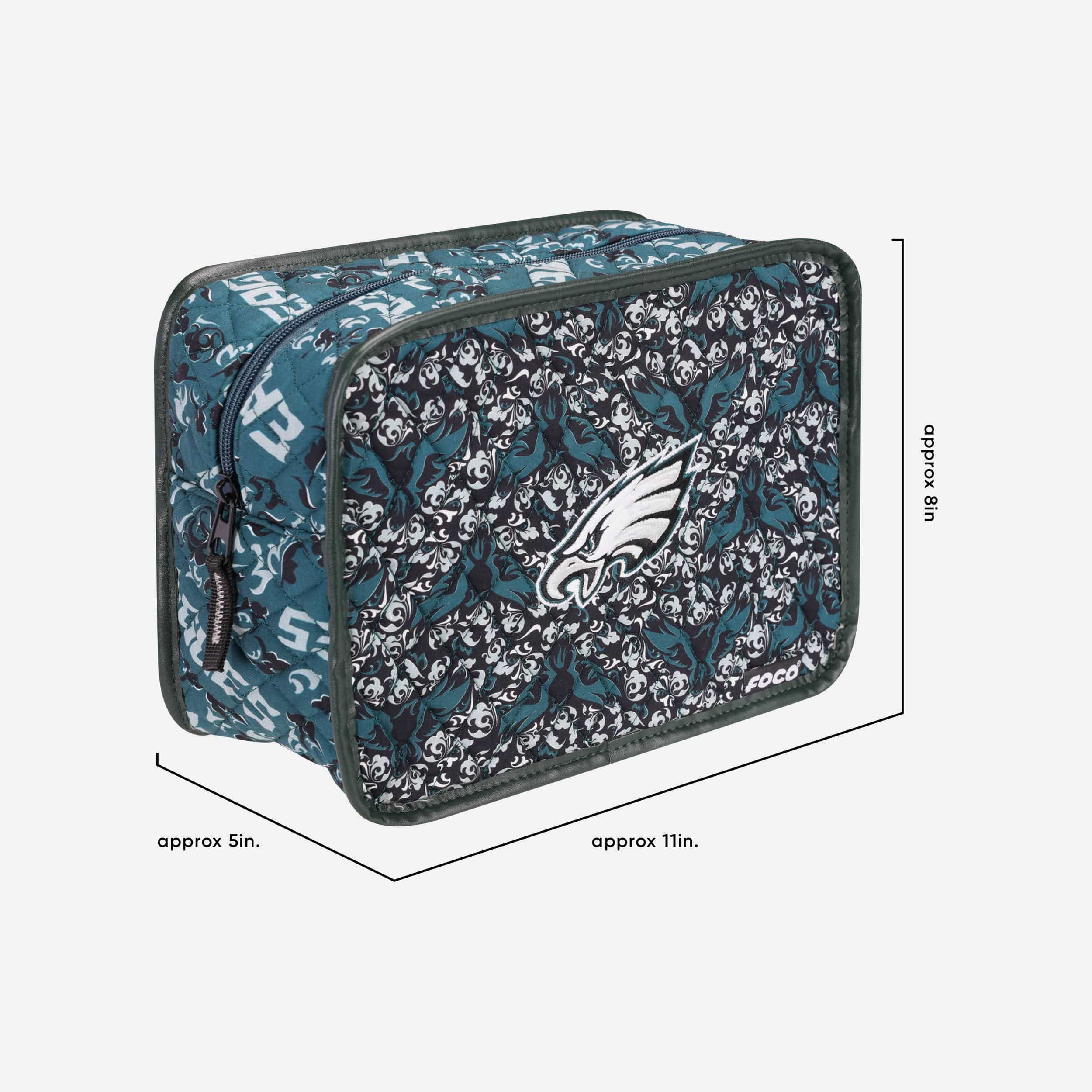 Philadelphia Eagles Quilted Printed Cosmetic Bag - Image 3