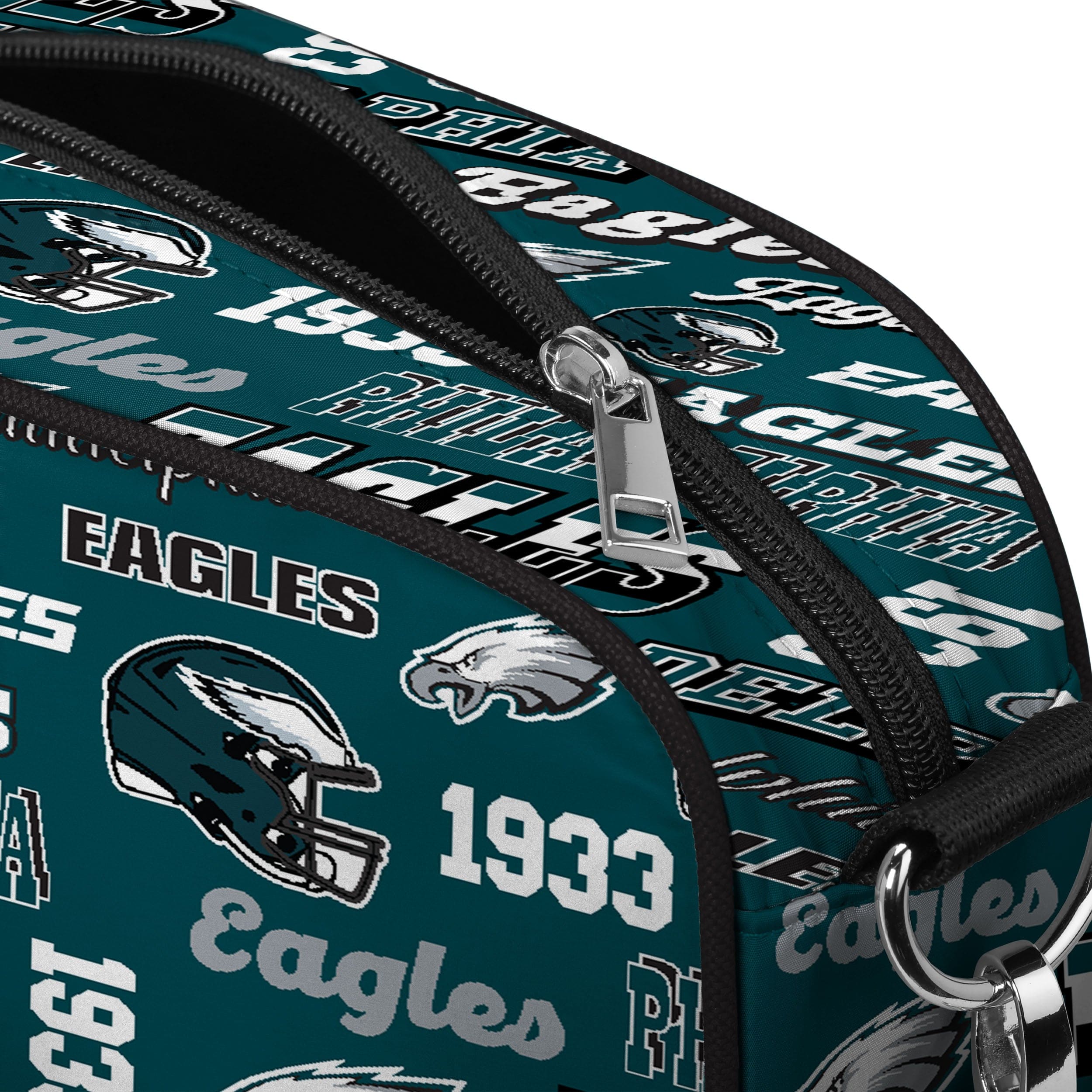 Philadelphia Eagles Repeat Retro Print Nylon Crossbody Bag - Image 5
