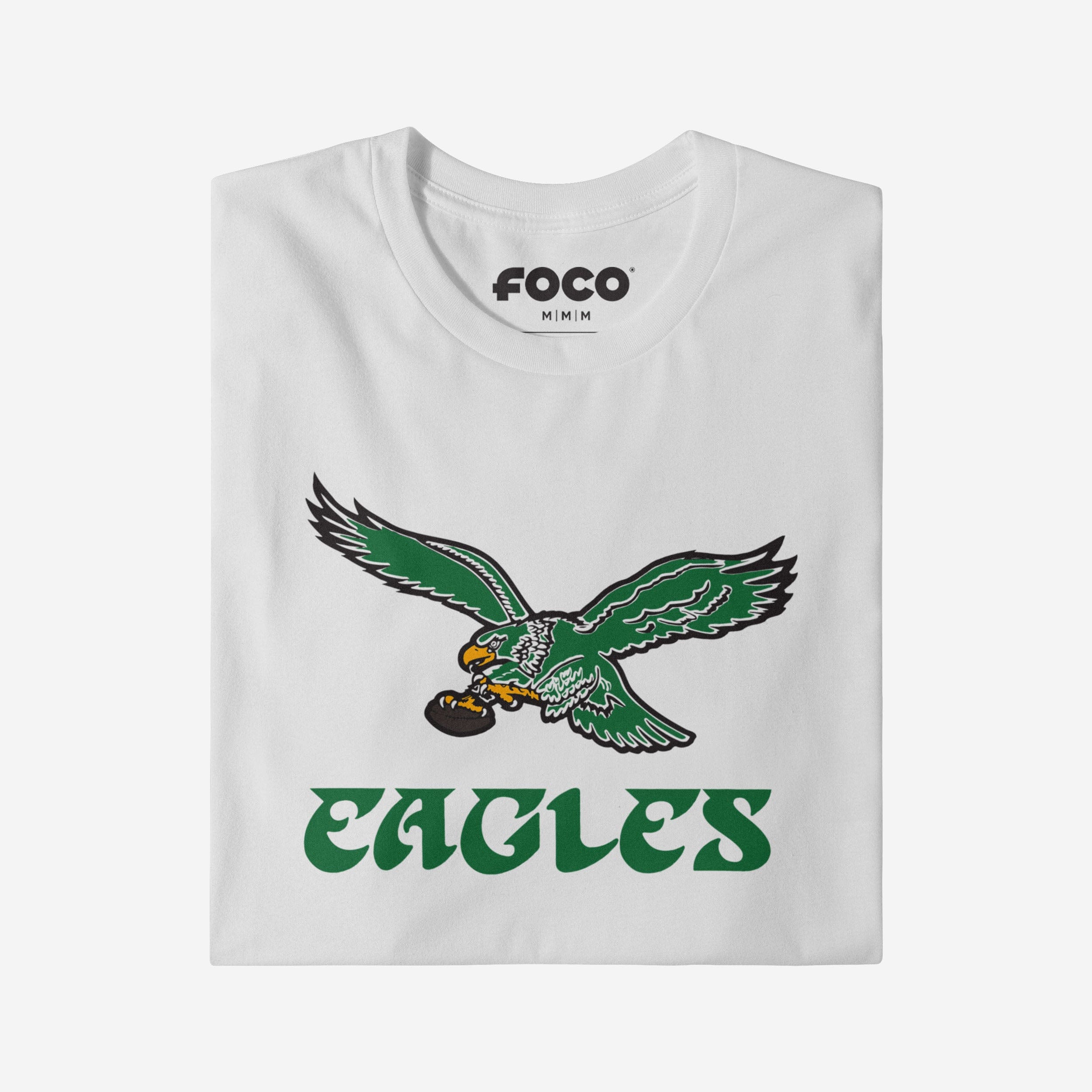 Philadelphia Eagles Retro Logo Lockup T-Shirt - Image 8