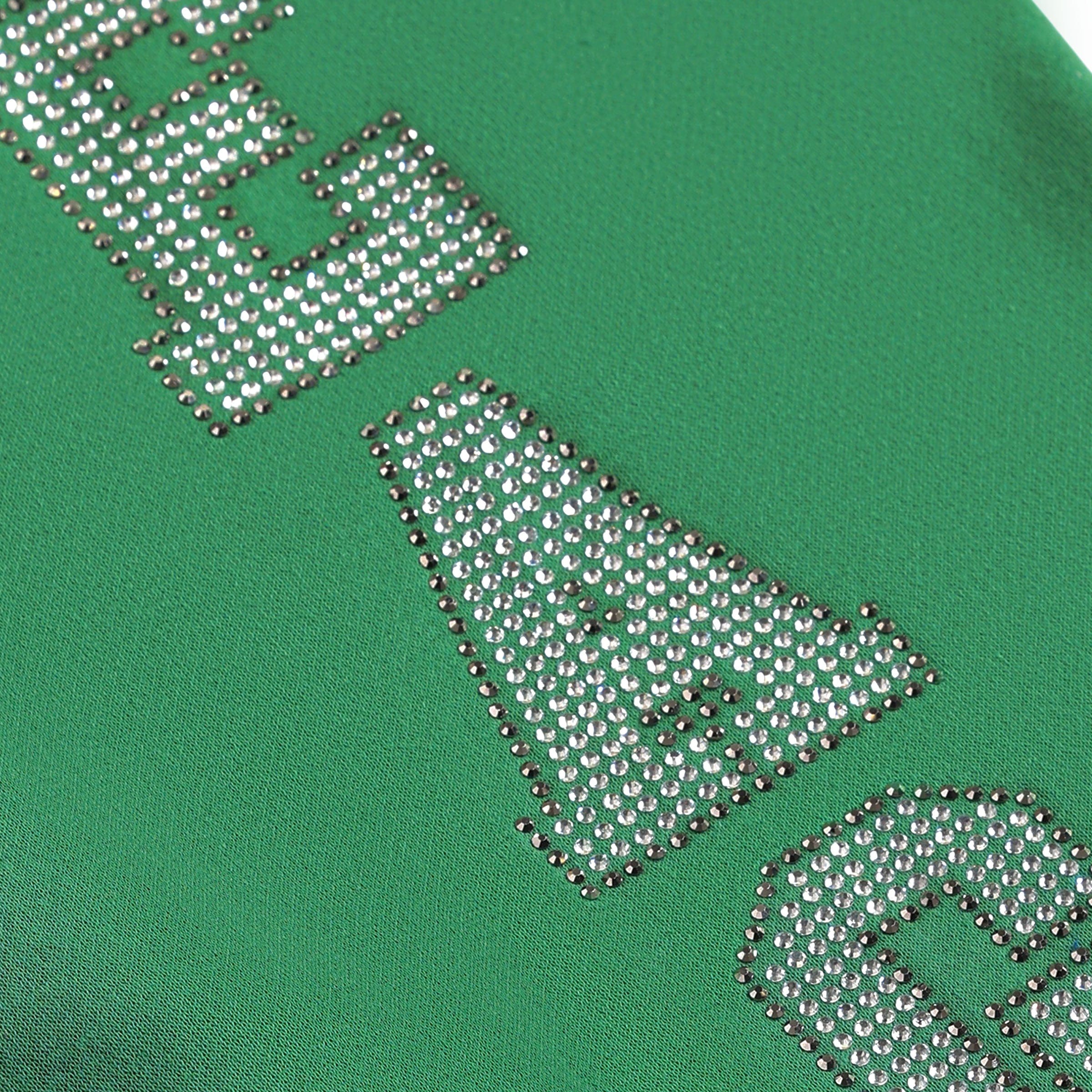 Philadelphia Eagles Retro Womens Big Wordmark Rhinestone Sweatpants - Image 4