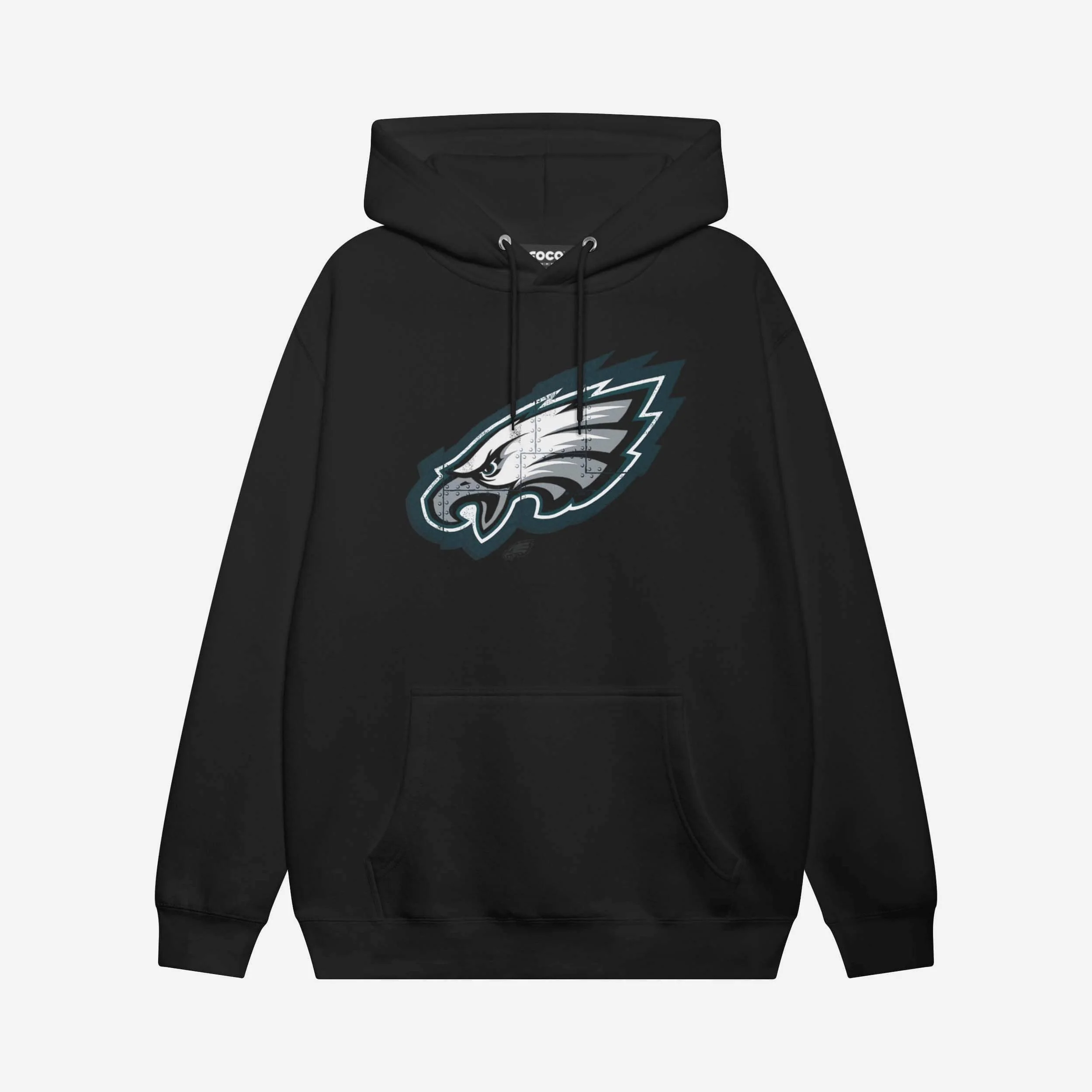 Philadelphia Eagles Rivet Logo Hoodie