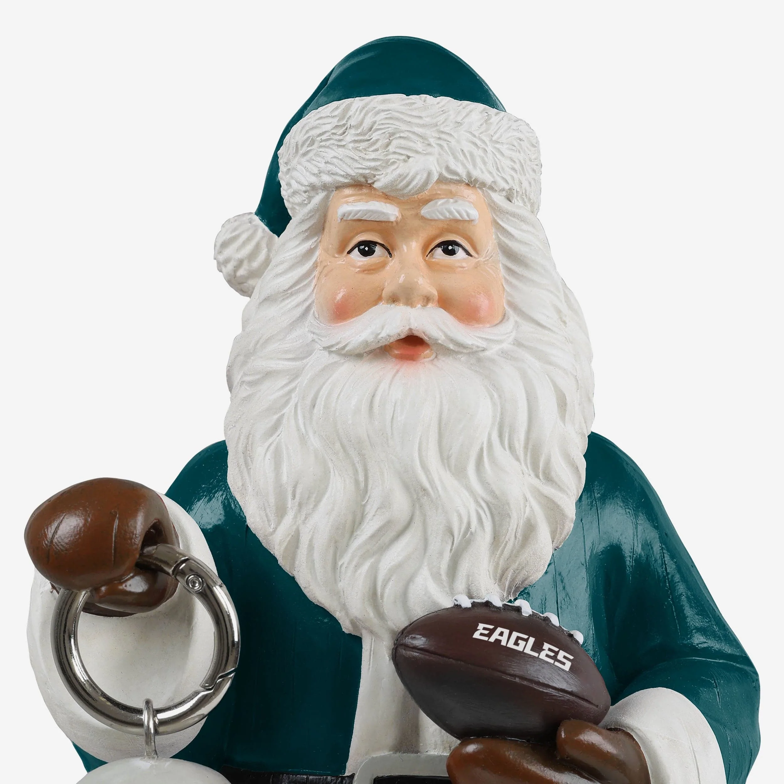 Philadelphia Eagles Santa Figure With Light Up Lantern - Image 4