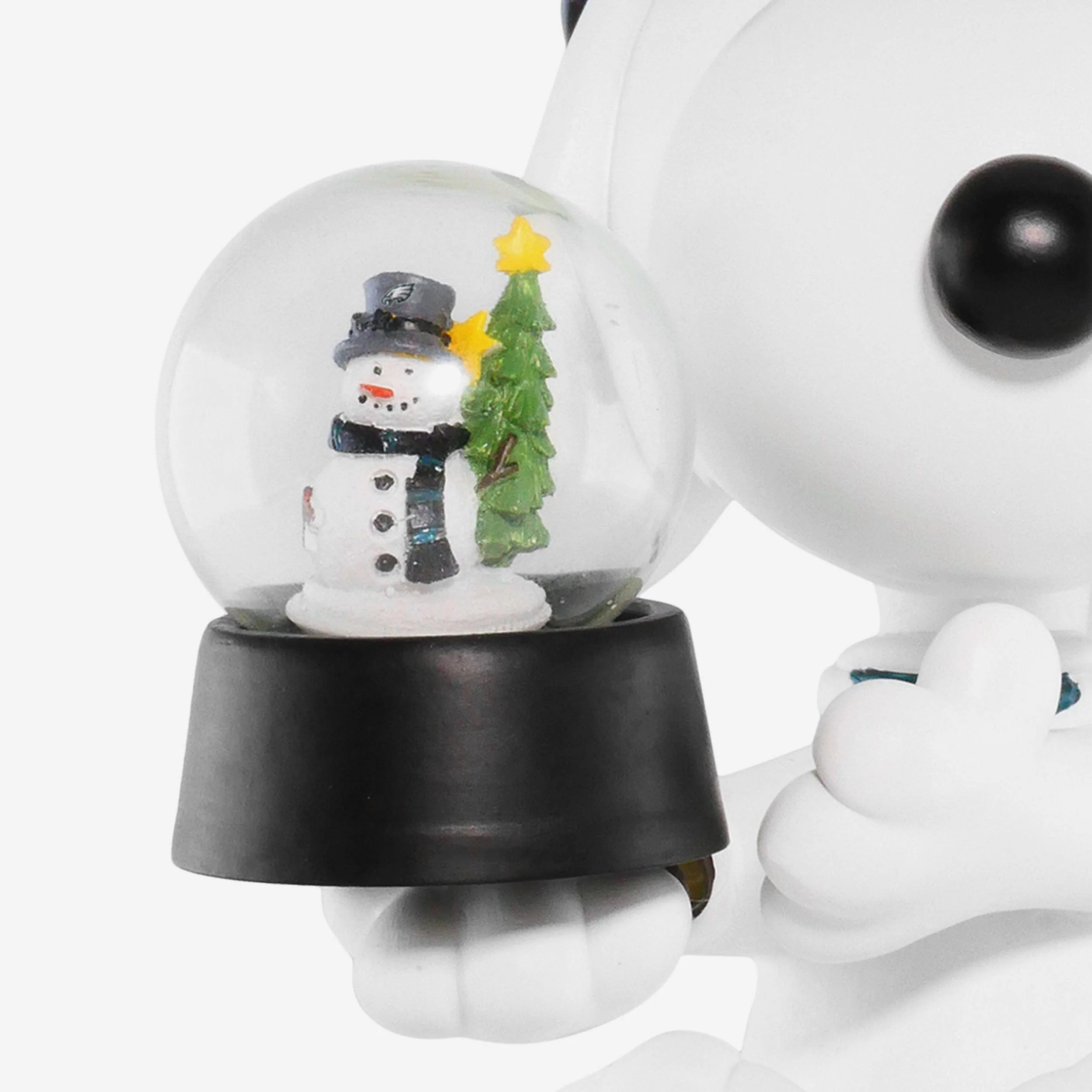 Philadelphia Eagles Snoopy Peanuts Snow Globe Bobblehead - Image 2